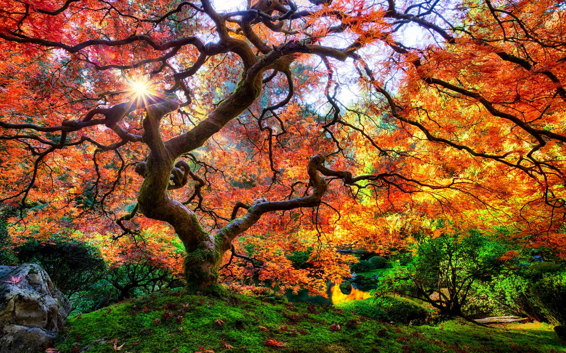 Download Oregon Japanese Garden Wallpaper
