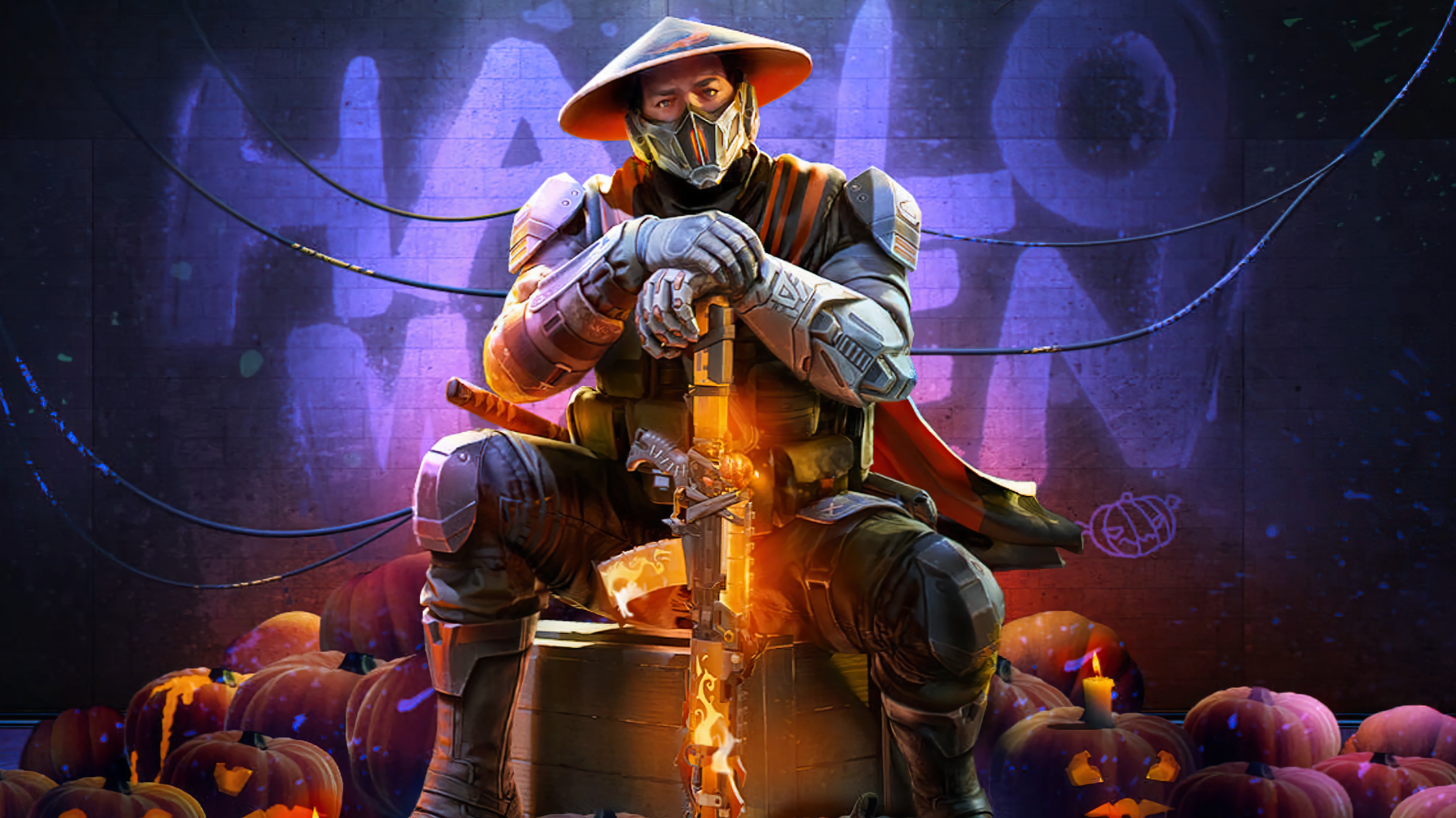 Call of Duty Mobile Hidora Kai skin Wallpaper 4k for Desktop