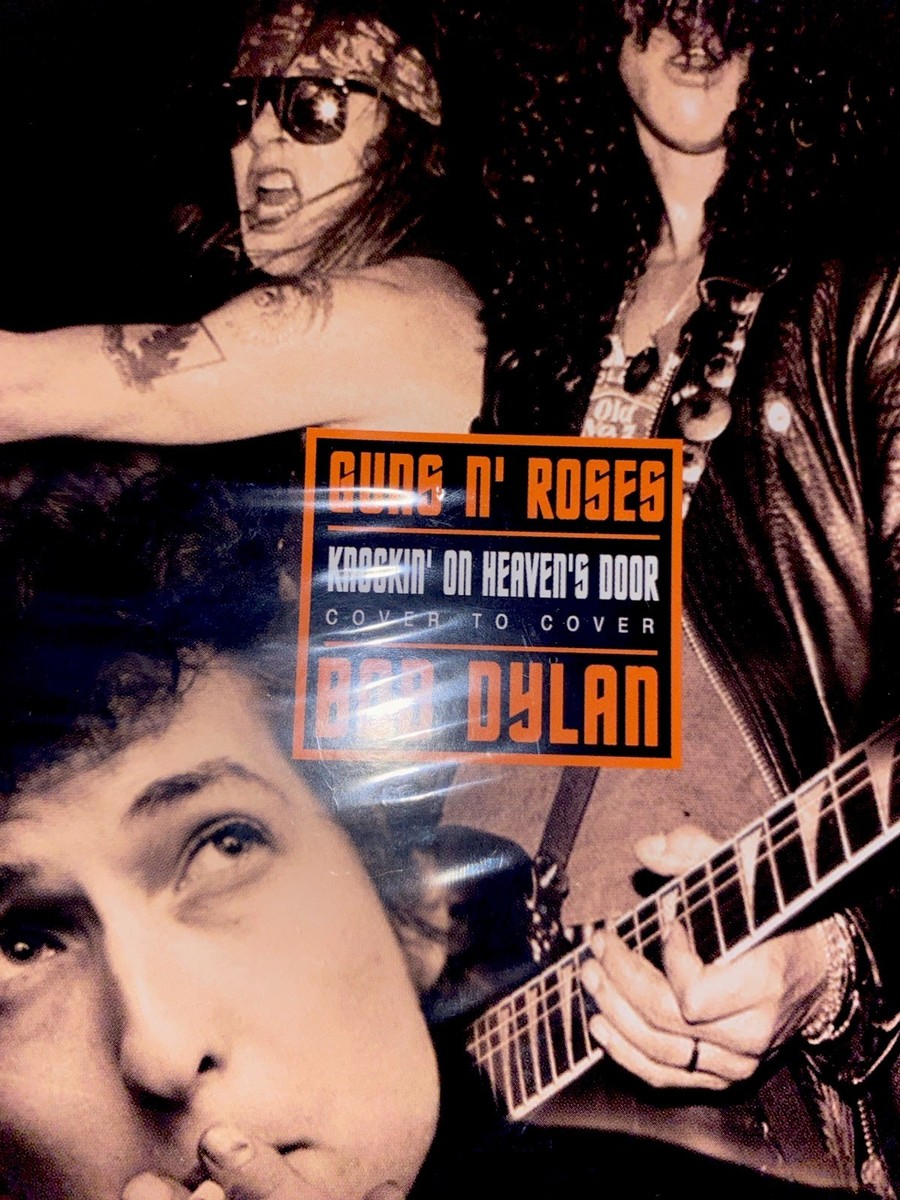 SEALED Guns N Roses Bob Dylan Knockin On Heavens Door 750 Orange Vinyl RARE