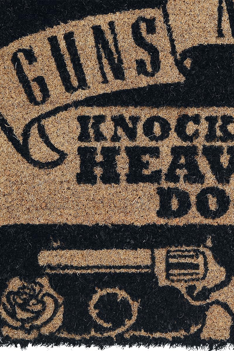 Doormat Guns N 'Roses Knockin' on Heaven's Door 40 x 57 cm Pyramid International, Patio, Lawn & Garden