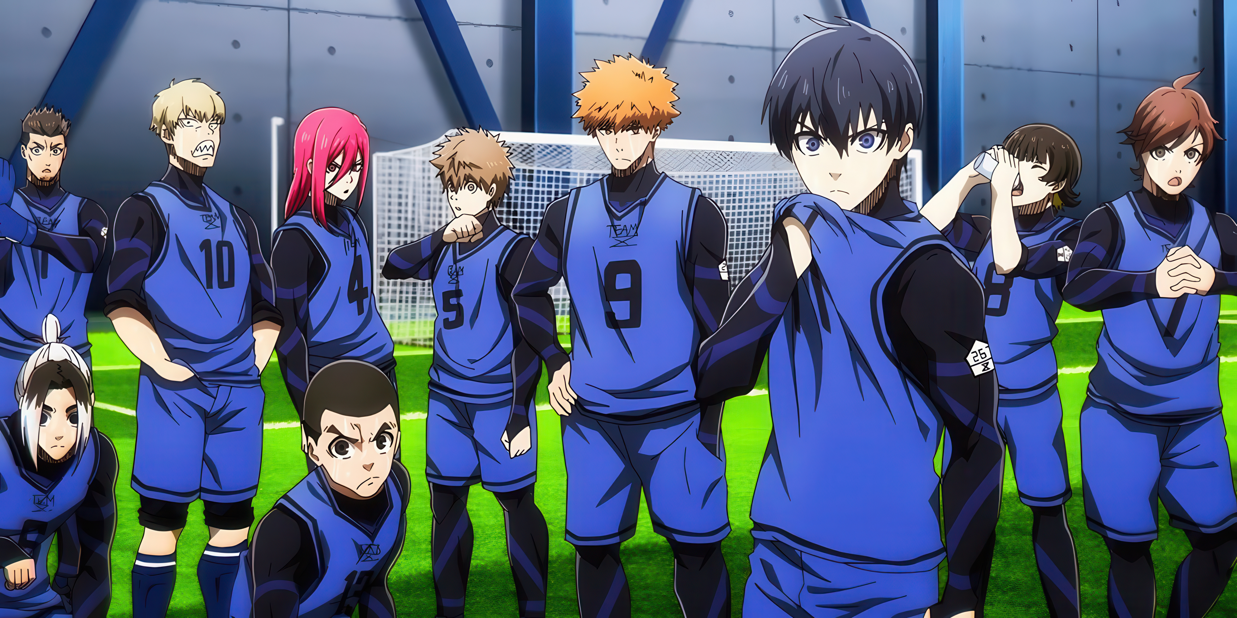 Team Z Wallpaper 4K, Blue Lock, Ultrawide