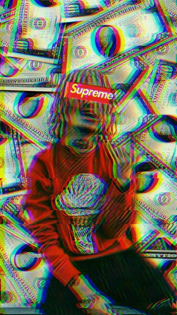 Drip wallpaper supreme and Money