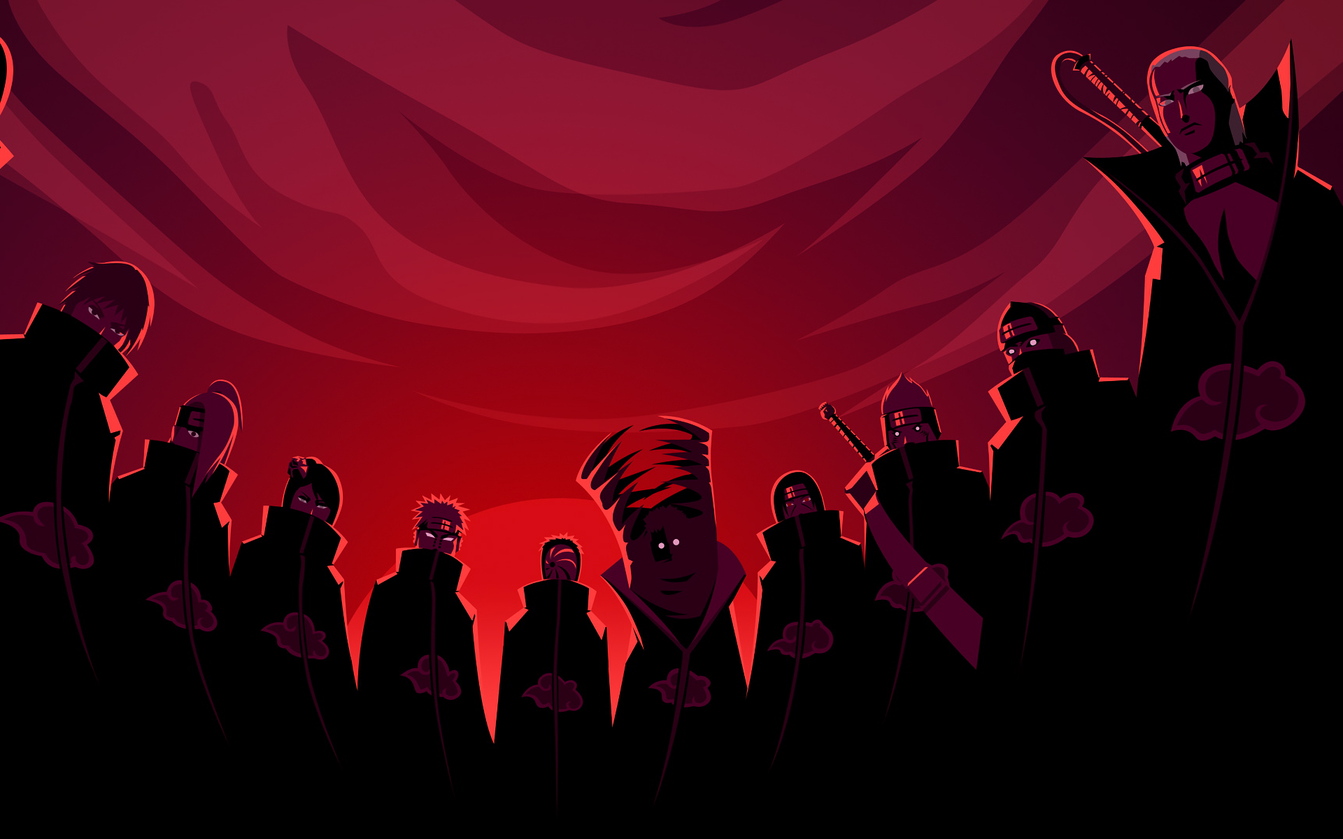 Akatsuki Gathering in HD Wallpaper