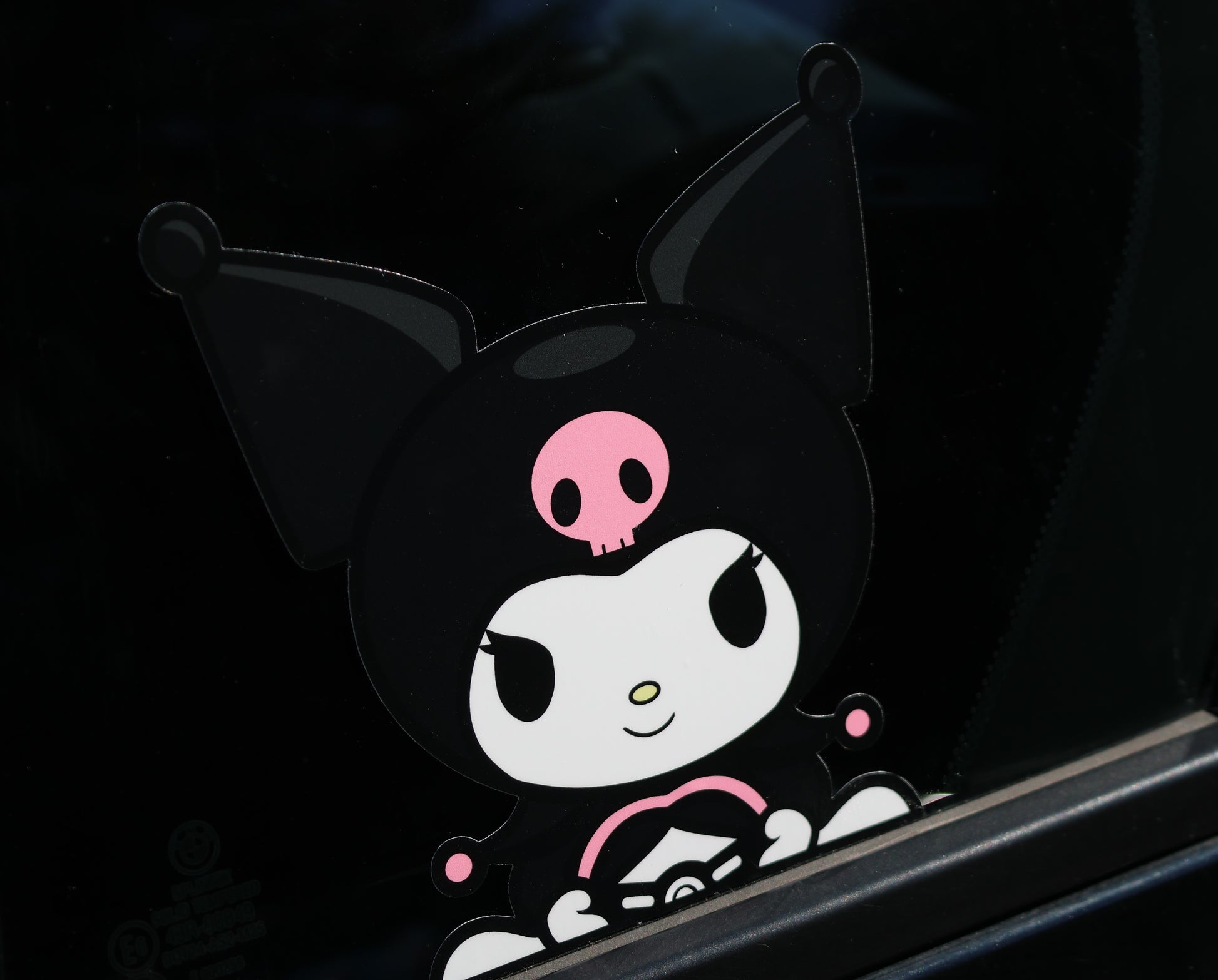 Dark Bunny Peeker Sticker