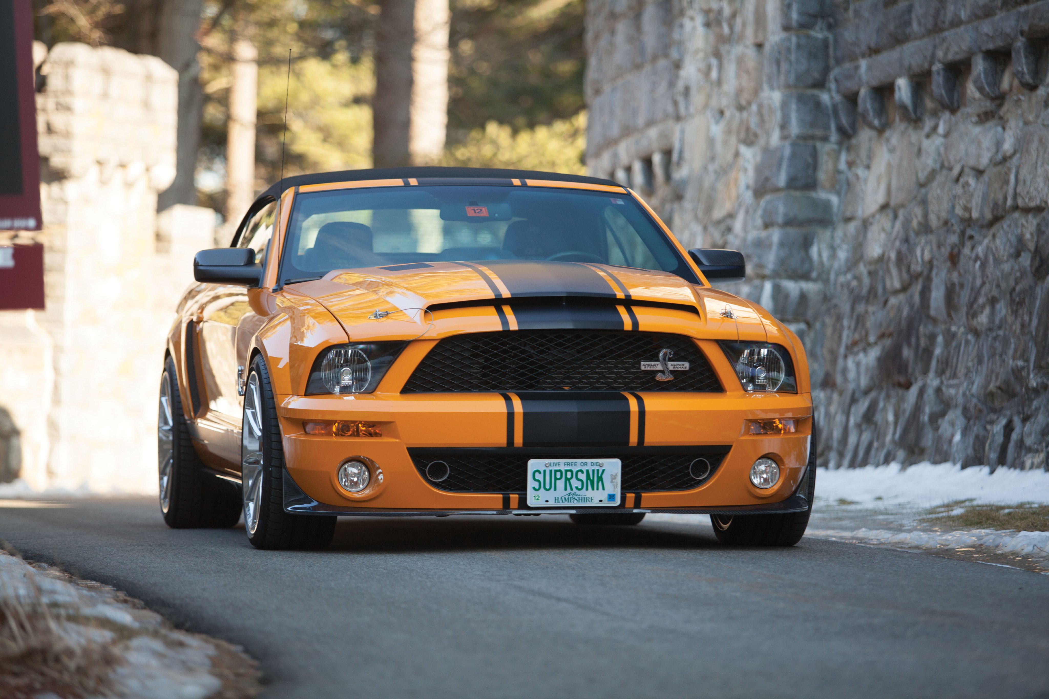 2007, Shelby, Gt500, Super, Snake, Convertible, Prototype, Ford, Mustang, Muscle, G t Wallpaper HD / Desktop and Mobile Background
