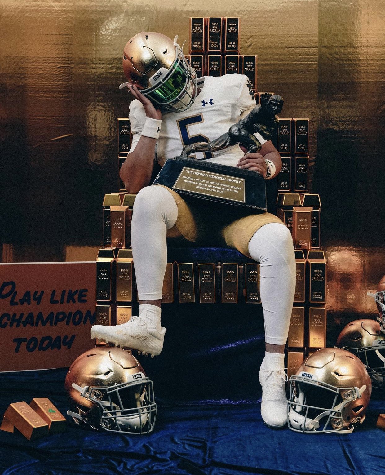 Notre Dame Football Recruiting And Their 5 Star Quarterback Situation. One Foot Down