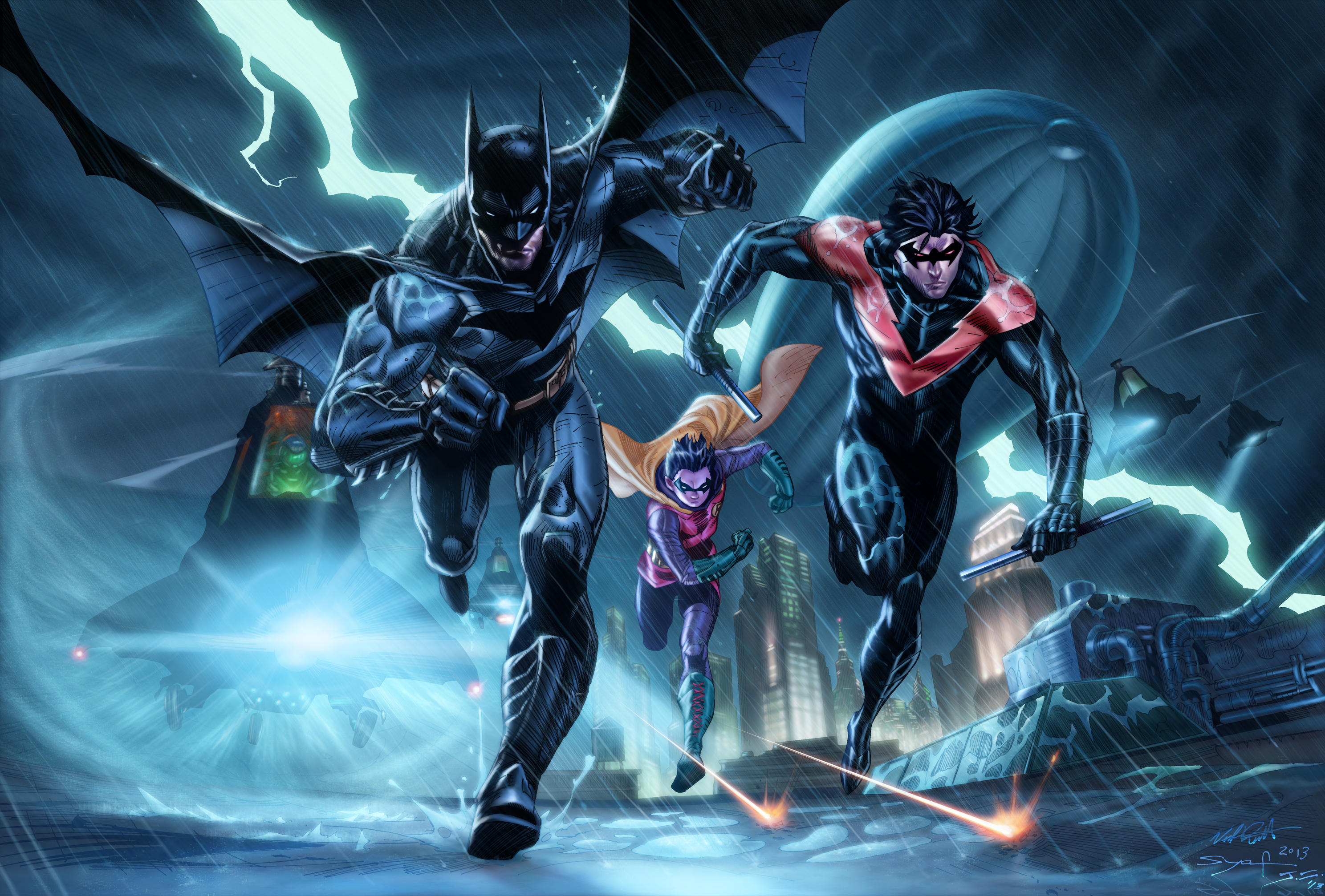Download Nightwing DC Comics Robin (DC Comics) Comic Batman HD Wallpaper