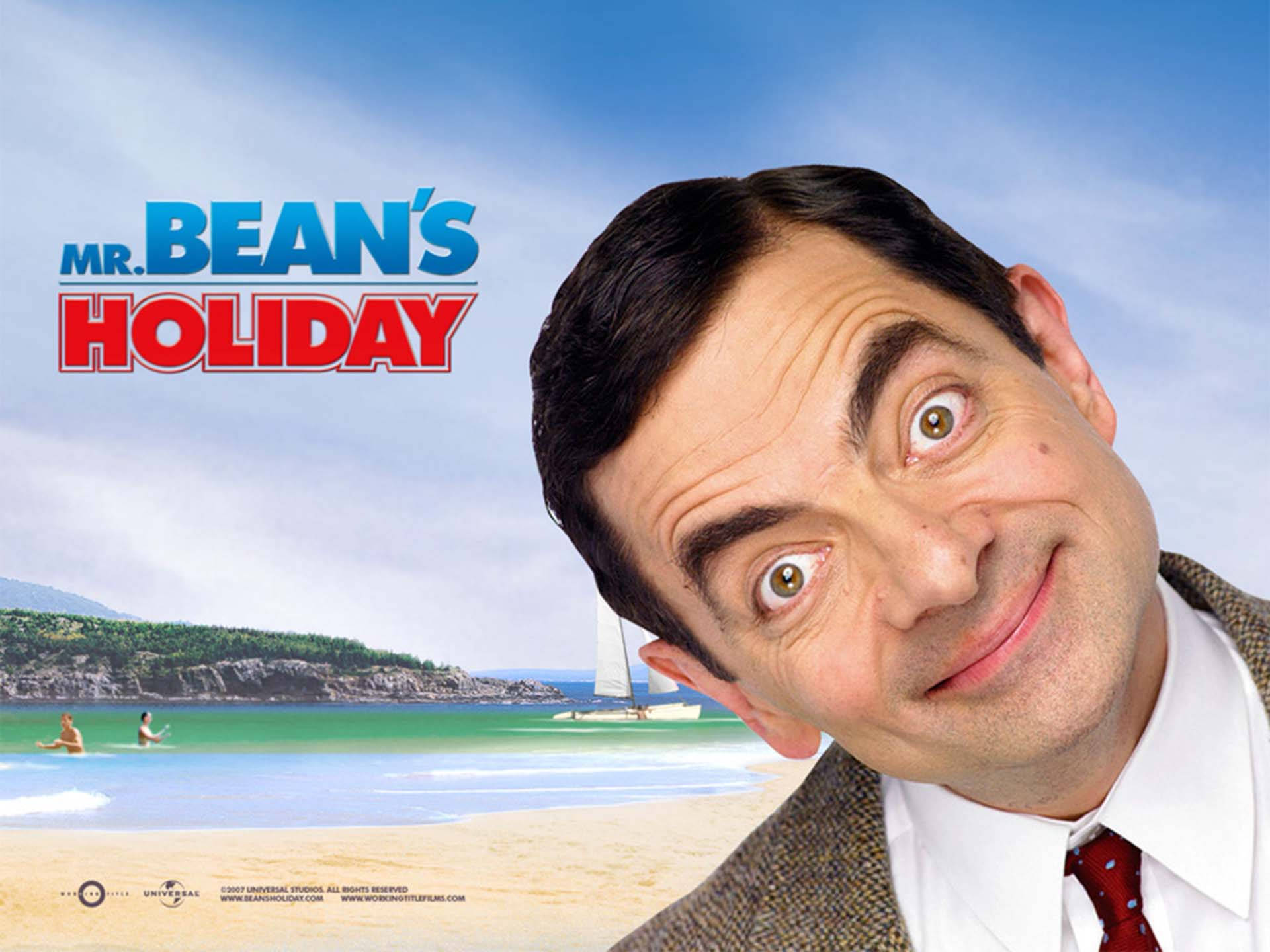 Download Mr. Bean Holiday Movie Poster Wallpaper