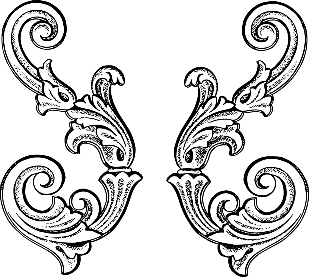 Royalty Free Vintage Flourish Art Image