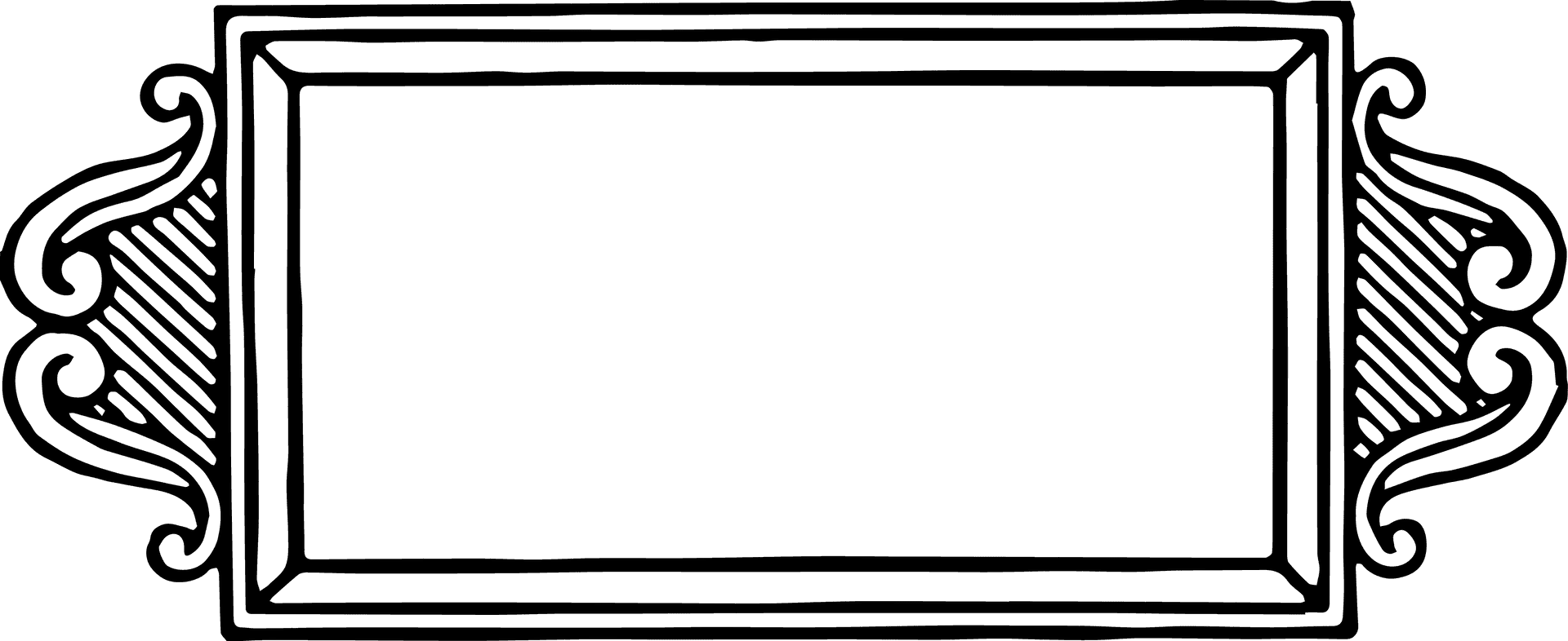 Download Elegant Flourish Frame Vector