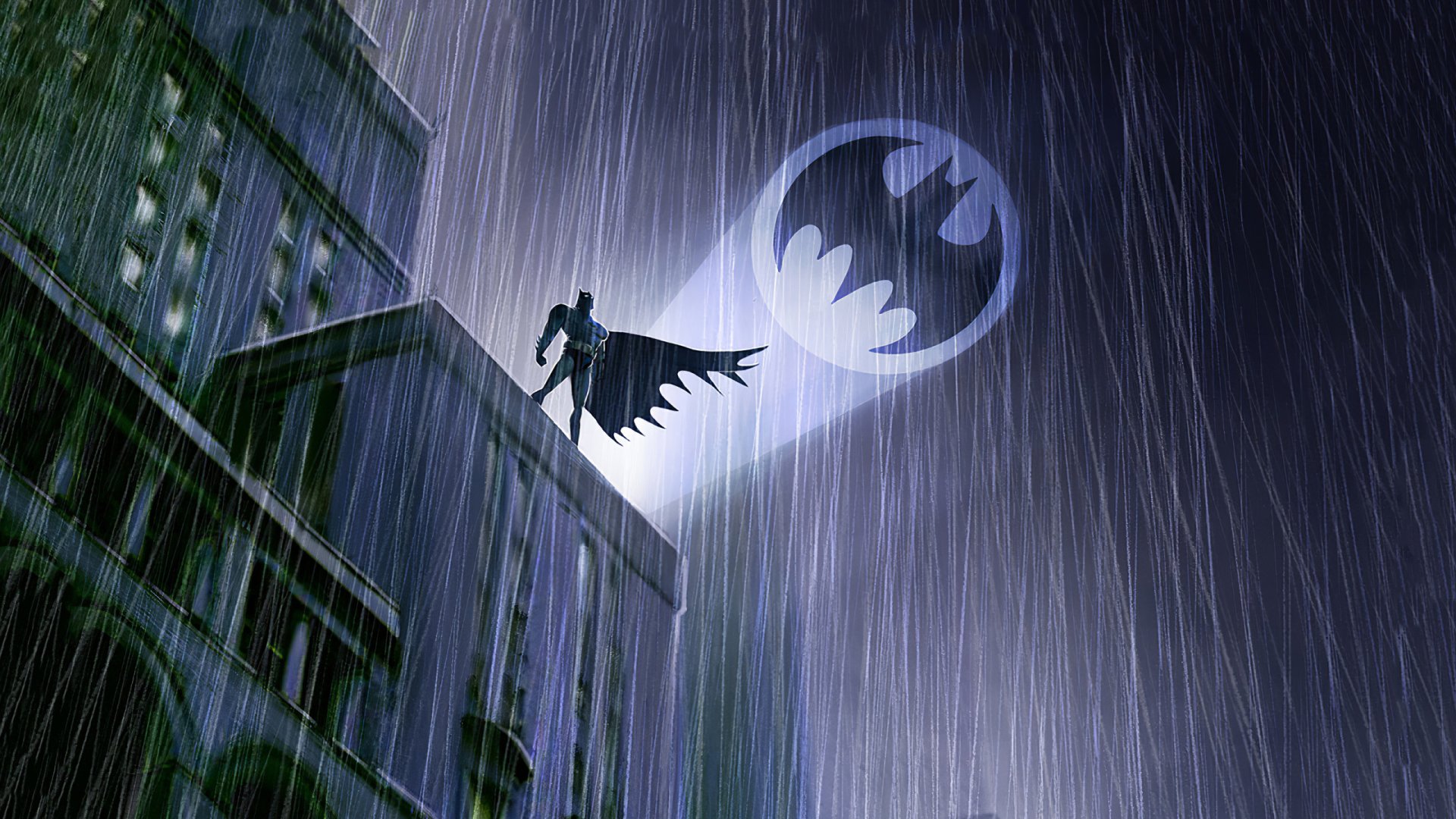 Batman Bat Signal HD Wallpaper