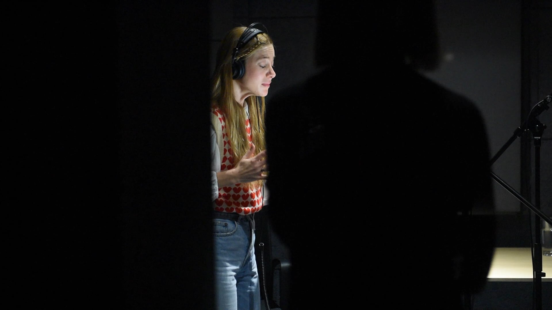 A small glimpse of Blum's recording. This is Charlotte Vega, the actress who starred as Emma Clark in our mystery audio drama