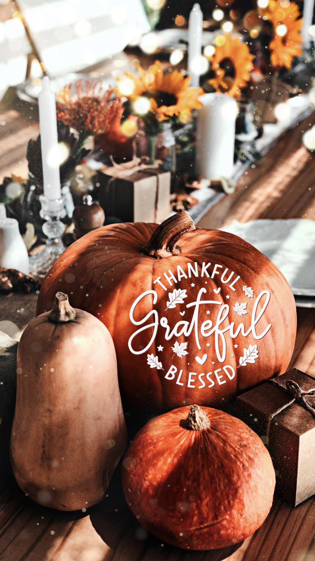 Cozy Thanksgiving Phone Wallpaper