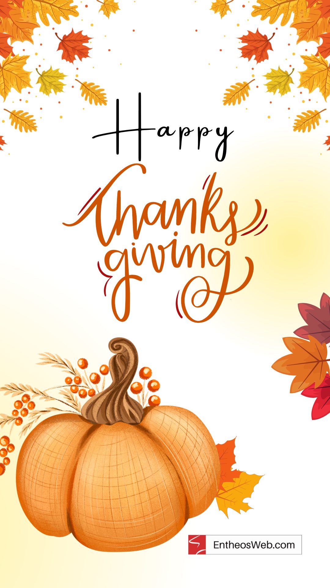 Happy Thanksgiving Phone Wallpaper