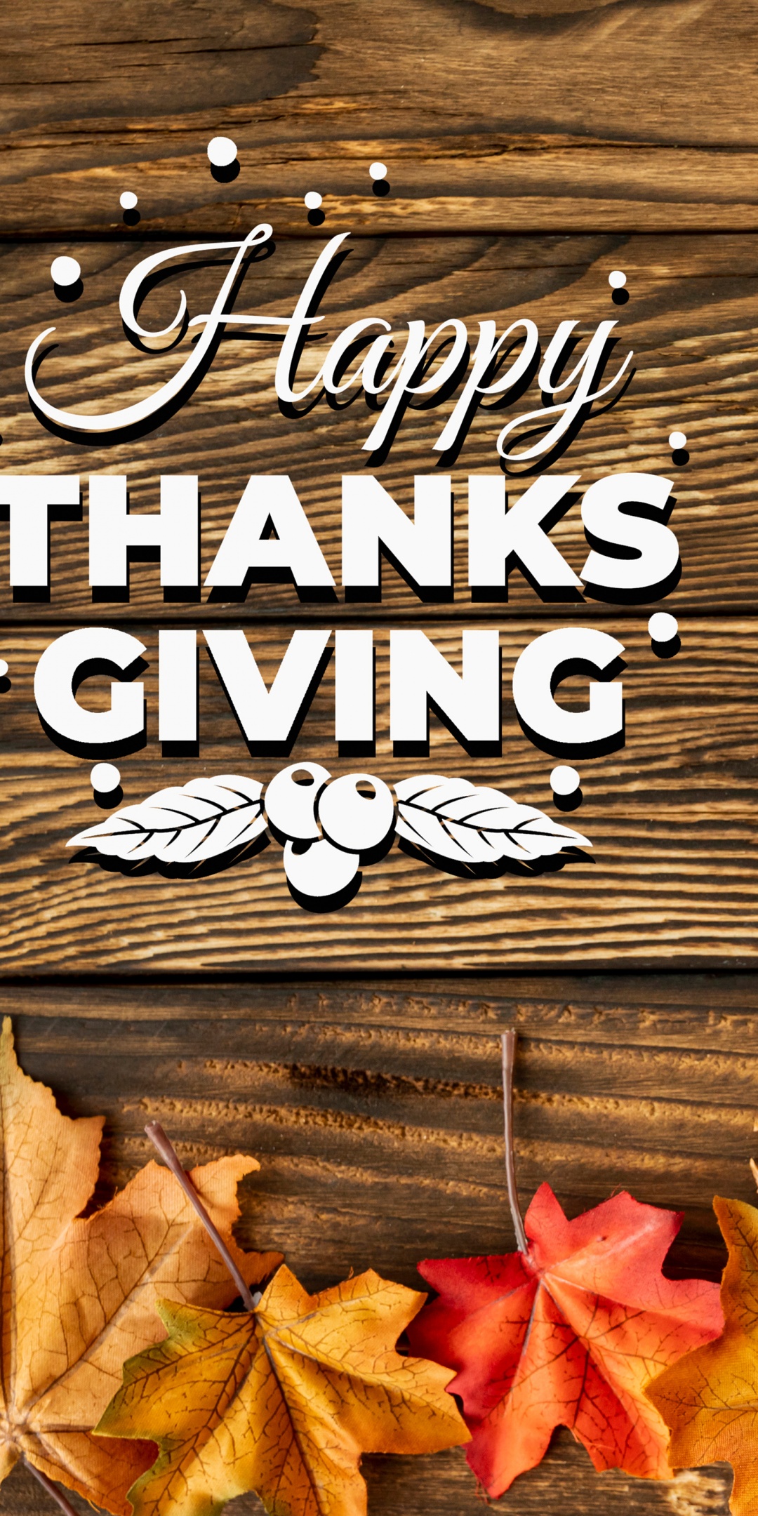 Happy Thanksgiving Wallpaper 4K, Wooden Floor, Thanksgiving Day