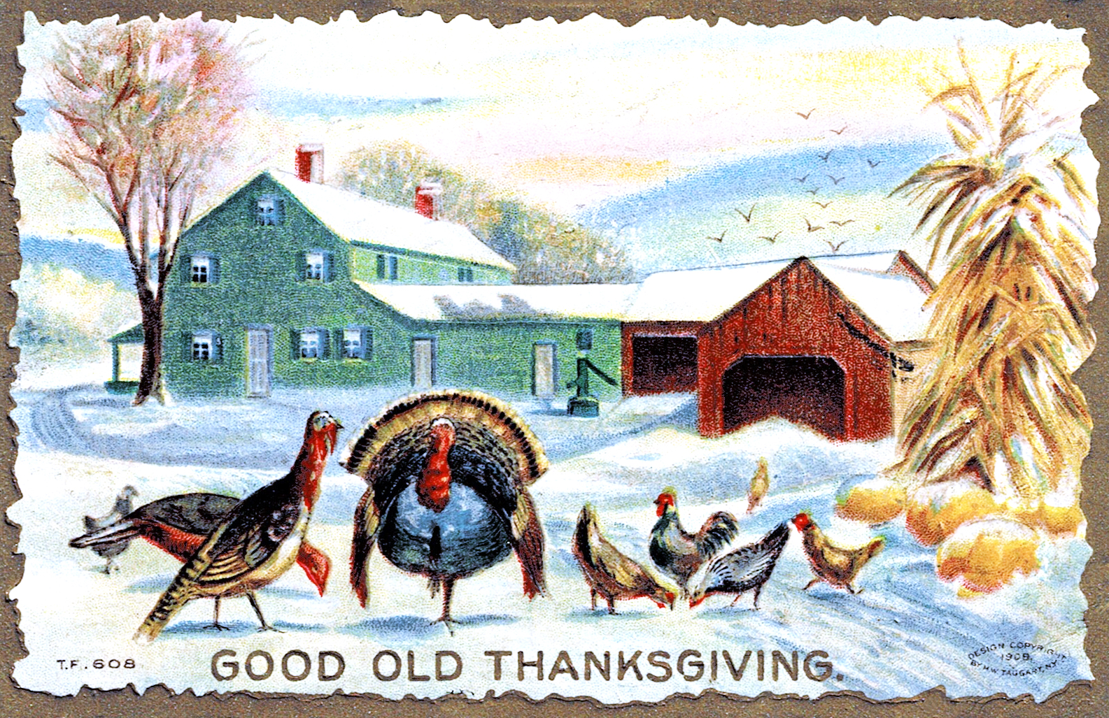 Antique Thanksgiving Postcards