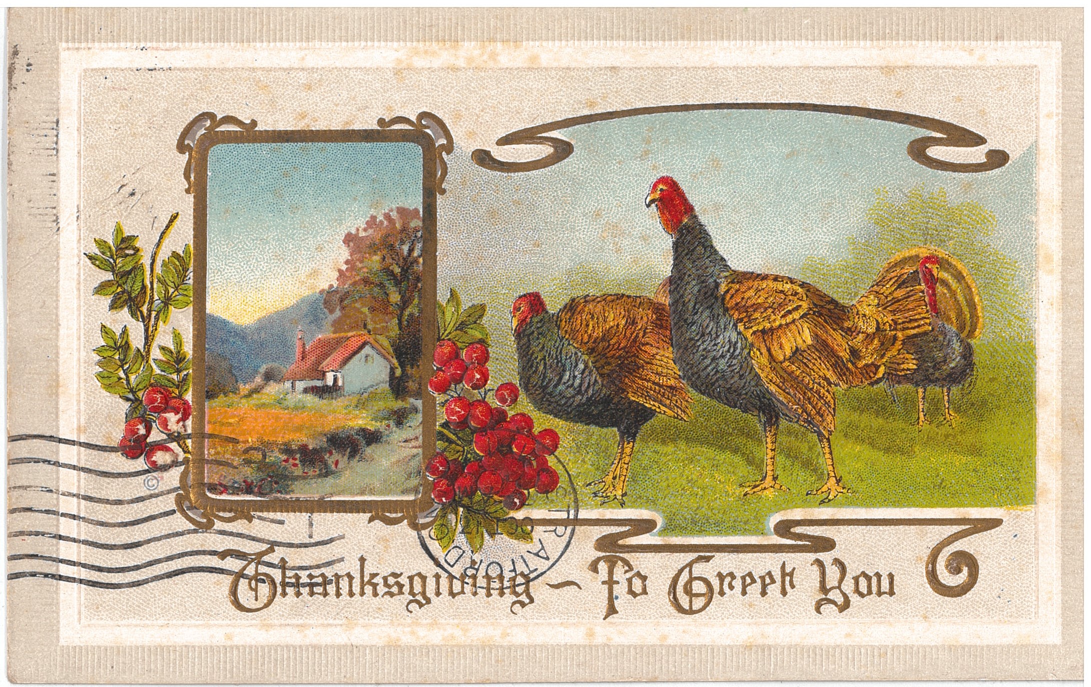 Thanksgiving in the past's paper pages