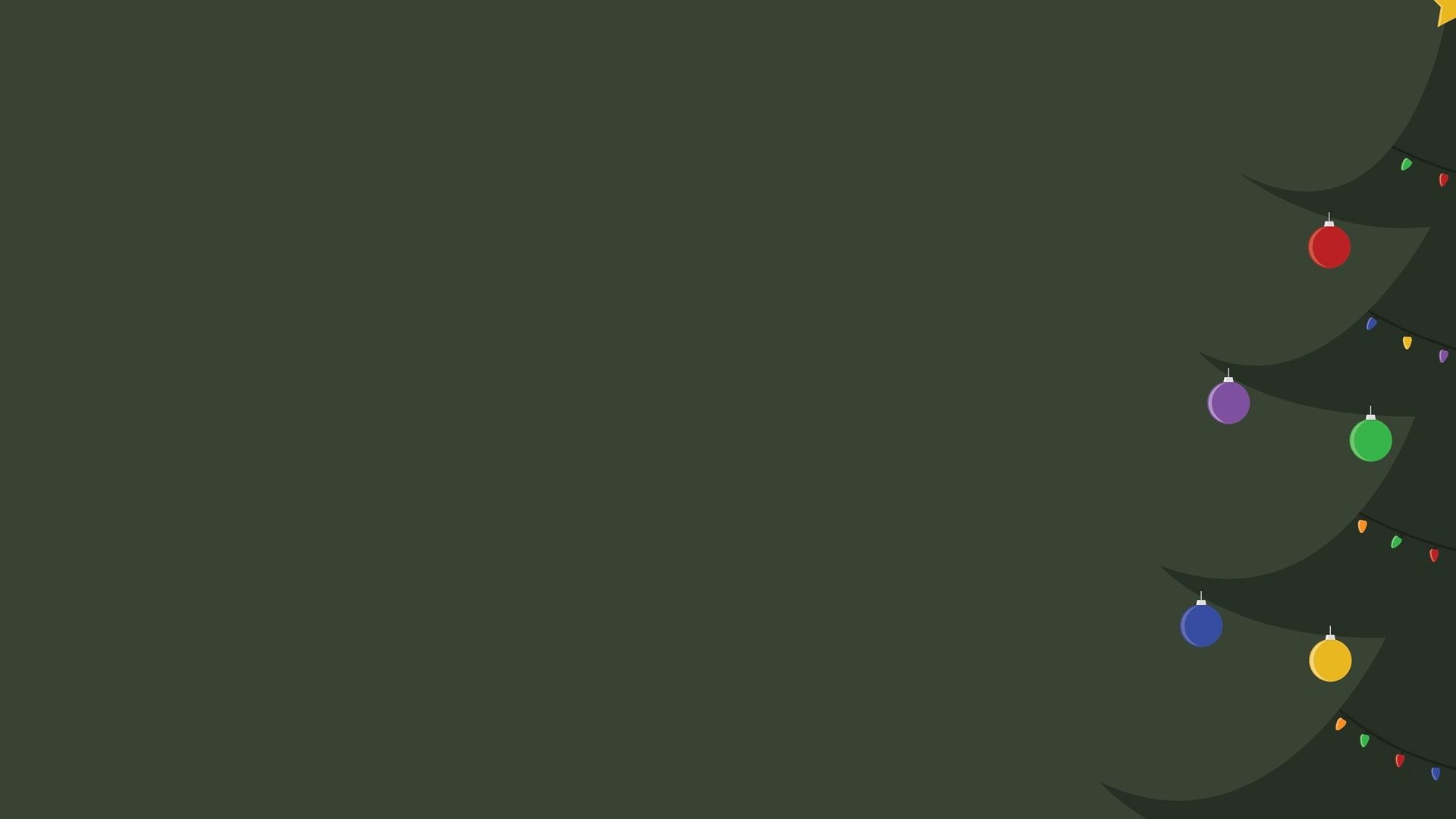 Phone wallpaper: Minimalism, New Year, Balls, Christmas Tree 113050