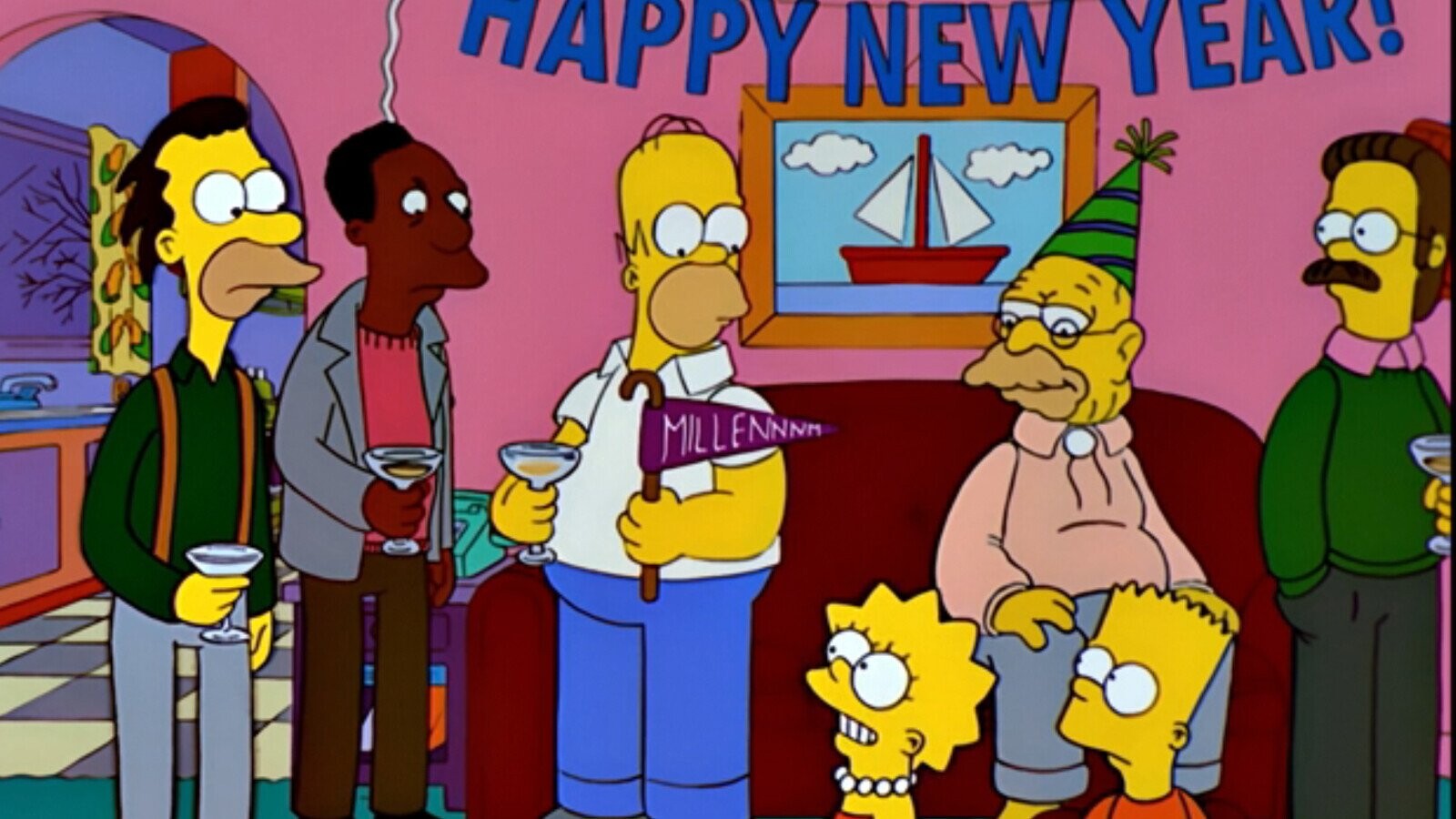 This Is the Only Celebrity Who Was Willing to Make Fun of Themselves in 'The Simpsons' Darkest New Year's Episode