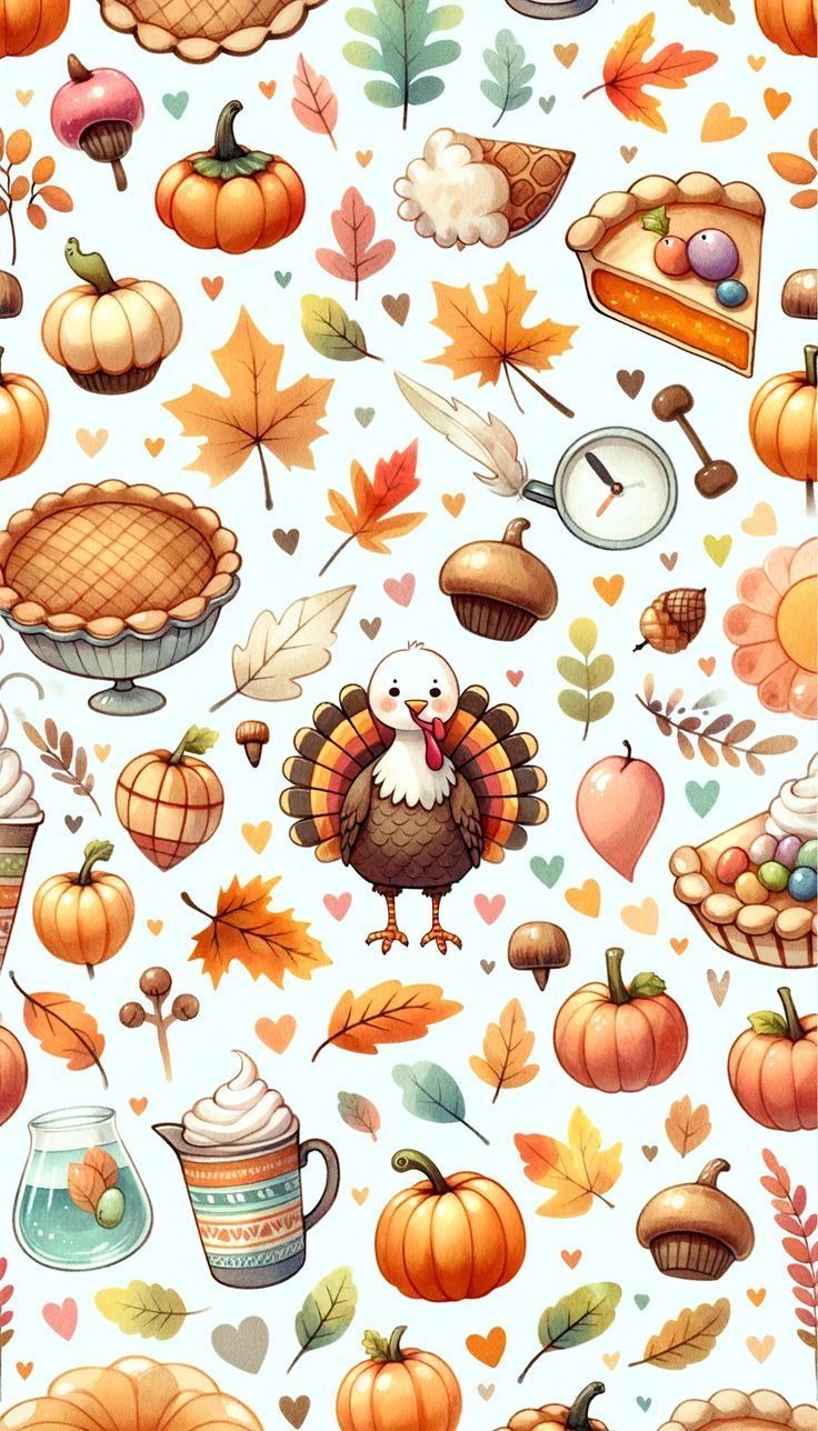 Fall wallpaper 2025. Thanksgiving iphone wallpaper, Thanksgiving wallpaper, Happy thanksgiving wallpaper