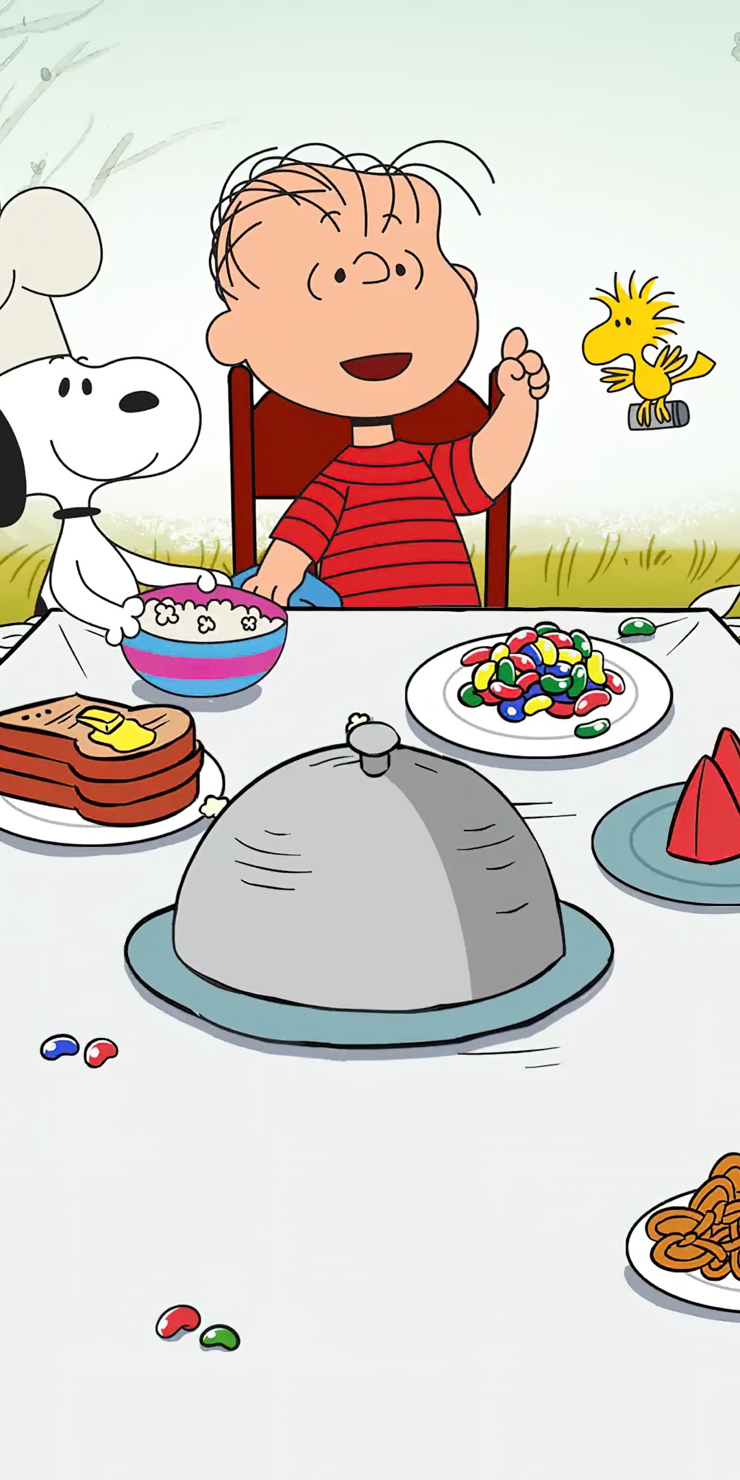 Thanksgiving Wallpaper 4K, Charlie Brown, Peanuts, Snoopy