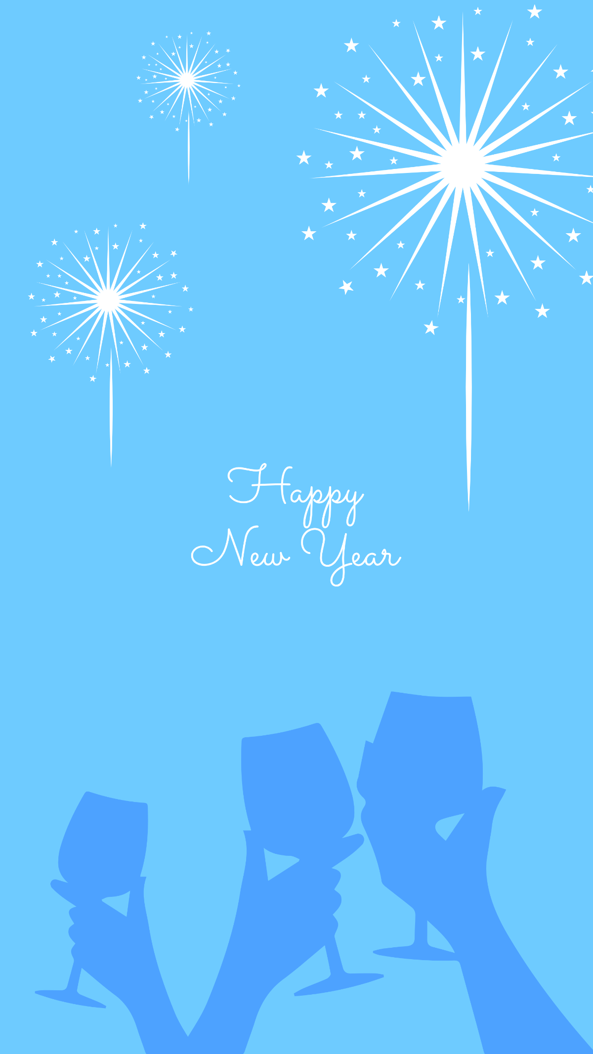 Free New Year Wallpaper to Edit Online