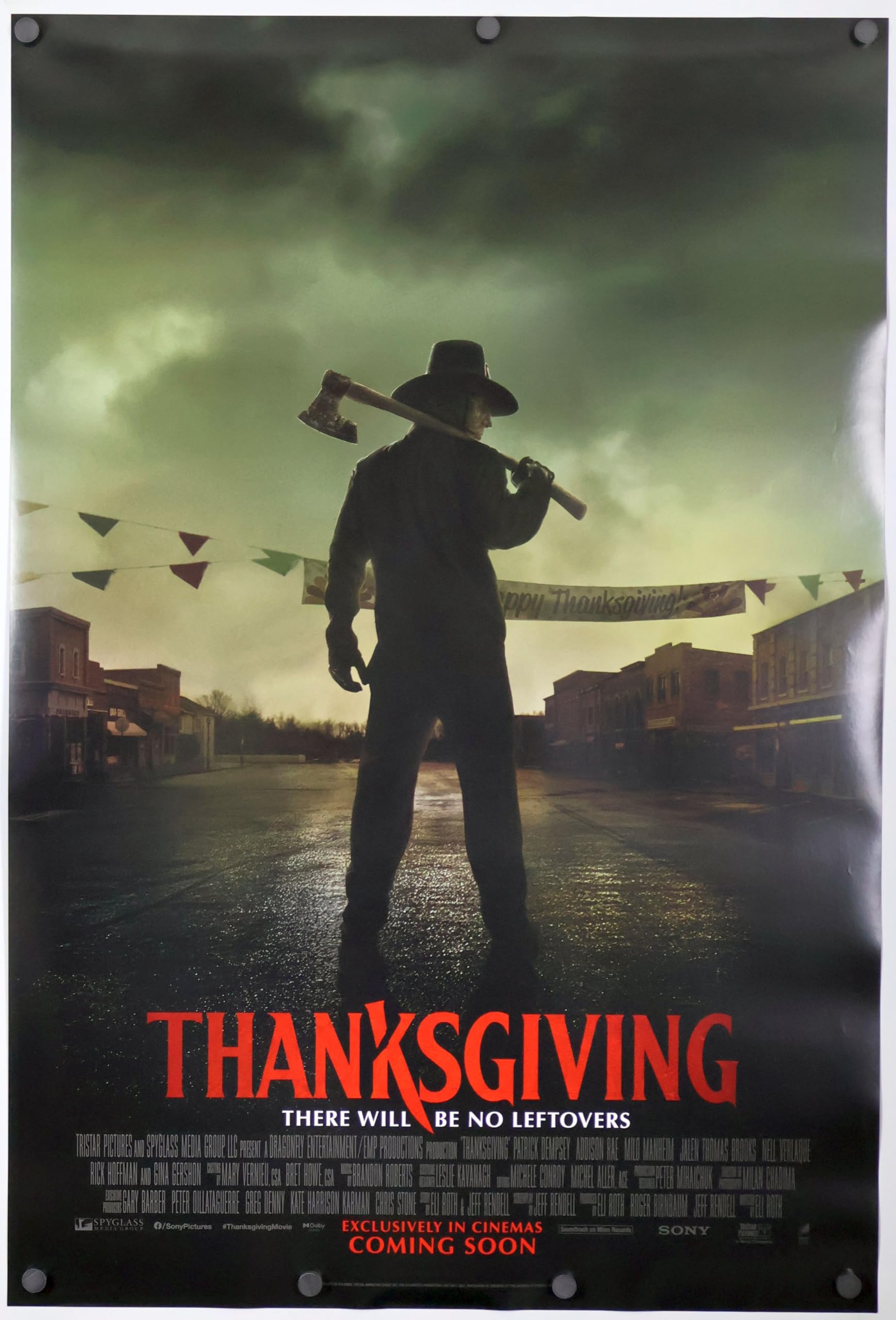 THANKSGIVING MOVIE POSTER 2 Sided ORIGINAL 27x40 Final Horror BLUMHOUSE: Posters & Prints