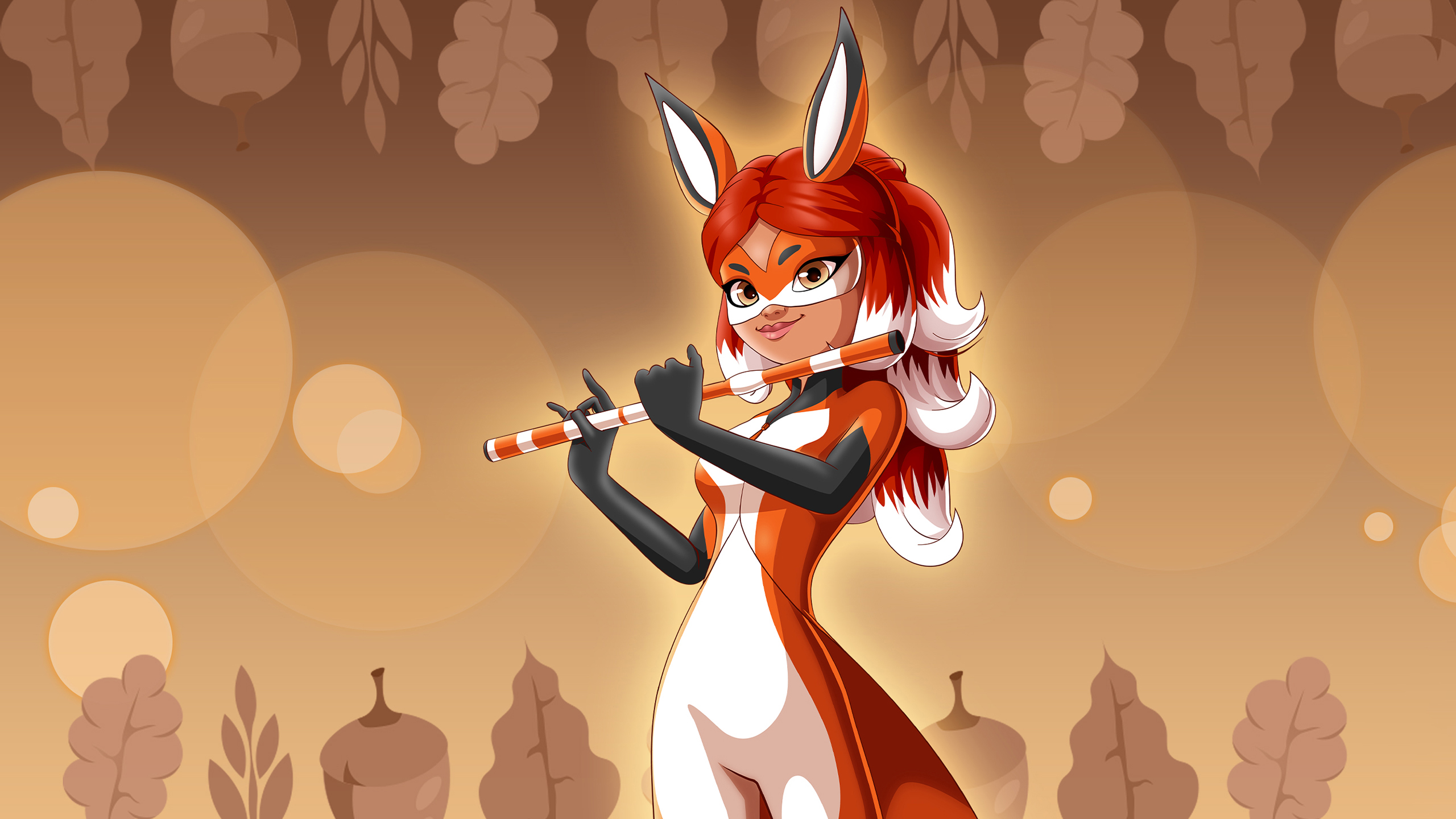 Miraculous Ladybug Thanksgiving style HD wallpaper