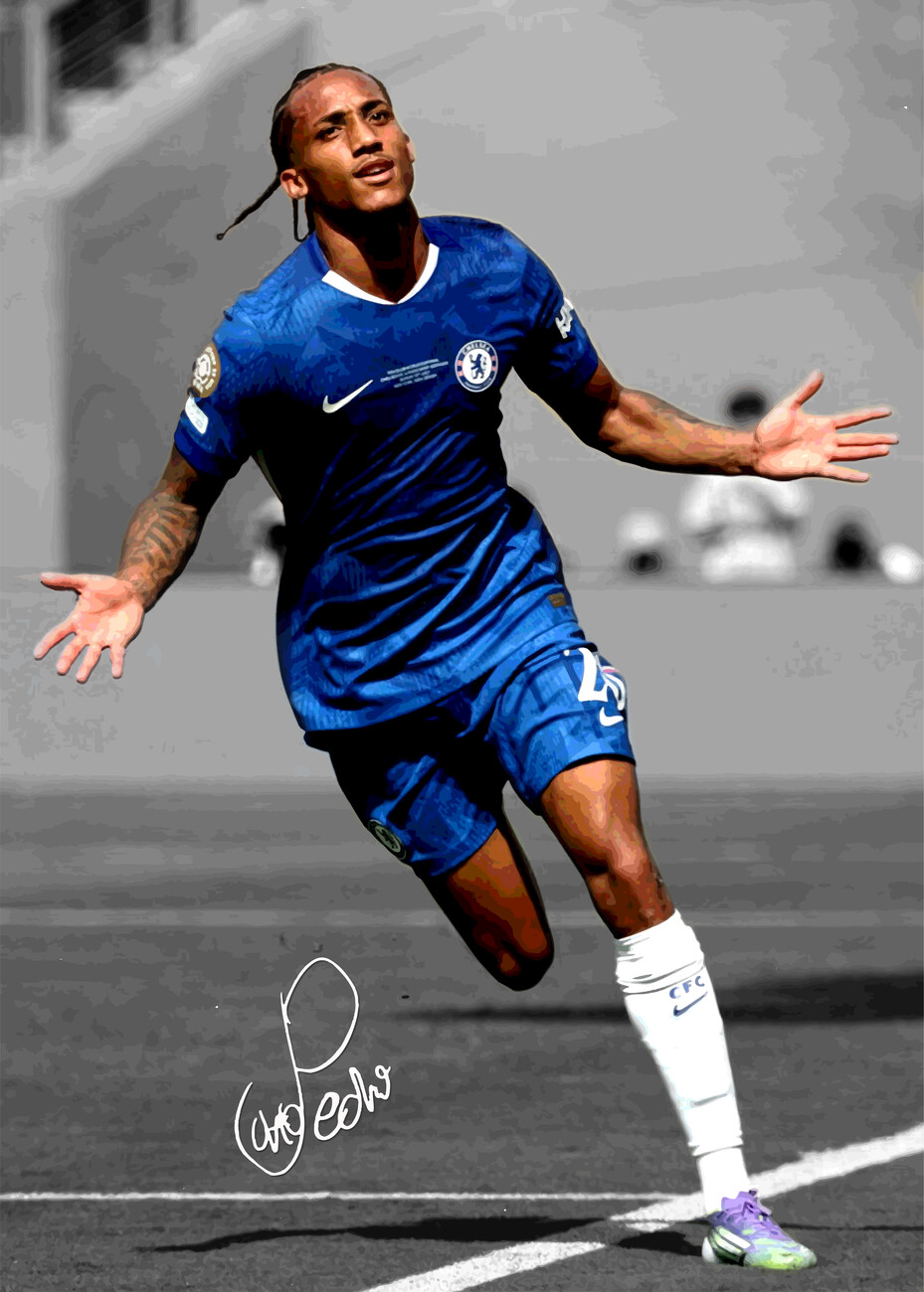 Poster Young Player Joao Pedro Chelsea Bestselling Poster