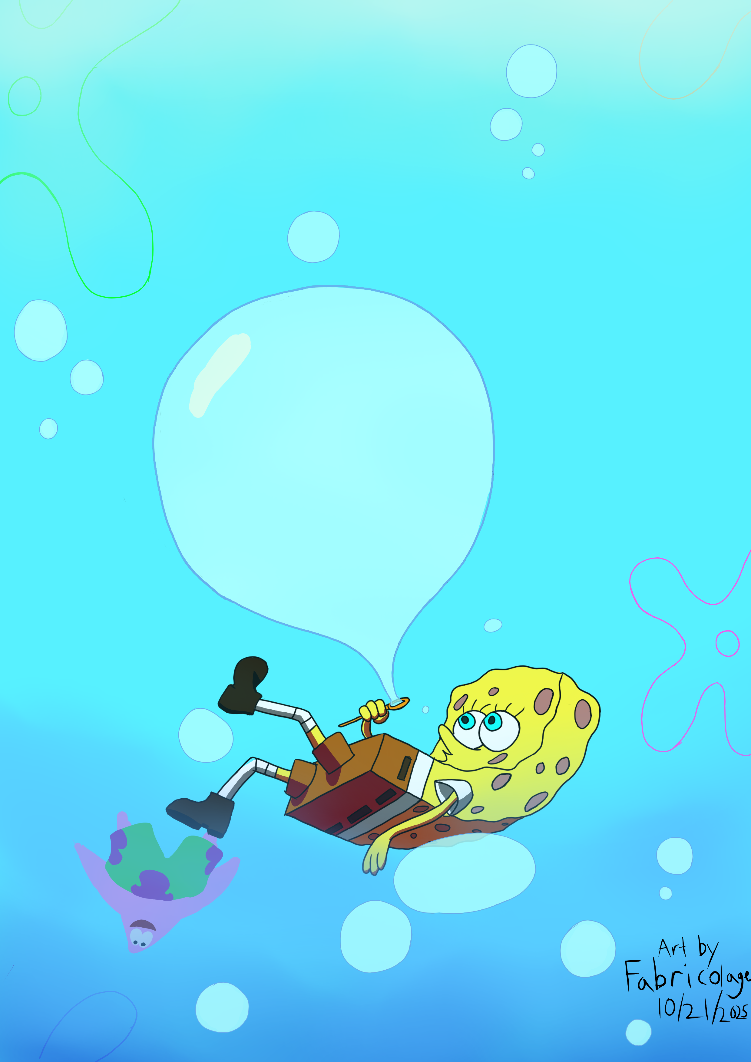 Blowing bubbles! by Fabricolage on Newgrounds