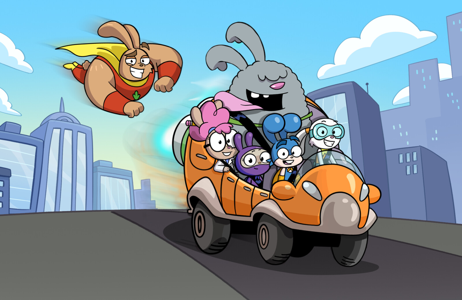 Paramount Press Express. NICKELODEON UNVEILS BRAND NEW ANIMATED PRESCHOOL SERIES SUPER DUPER BUNNY LEAGUE