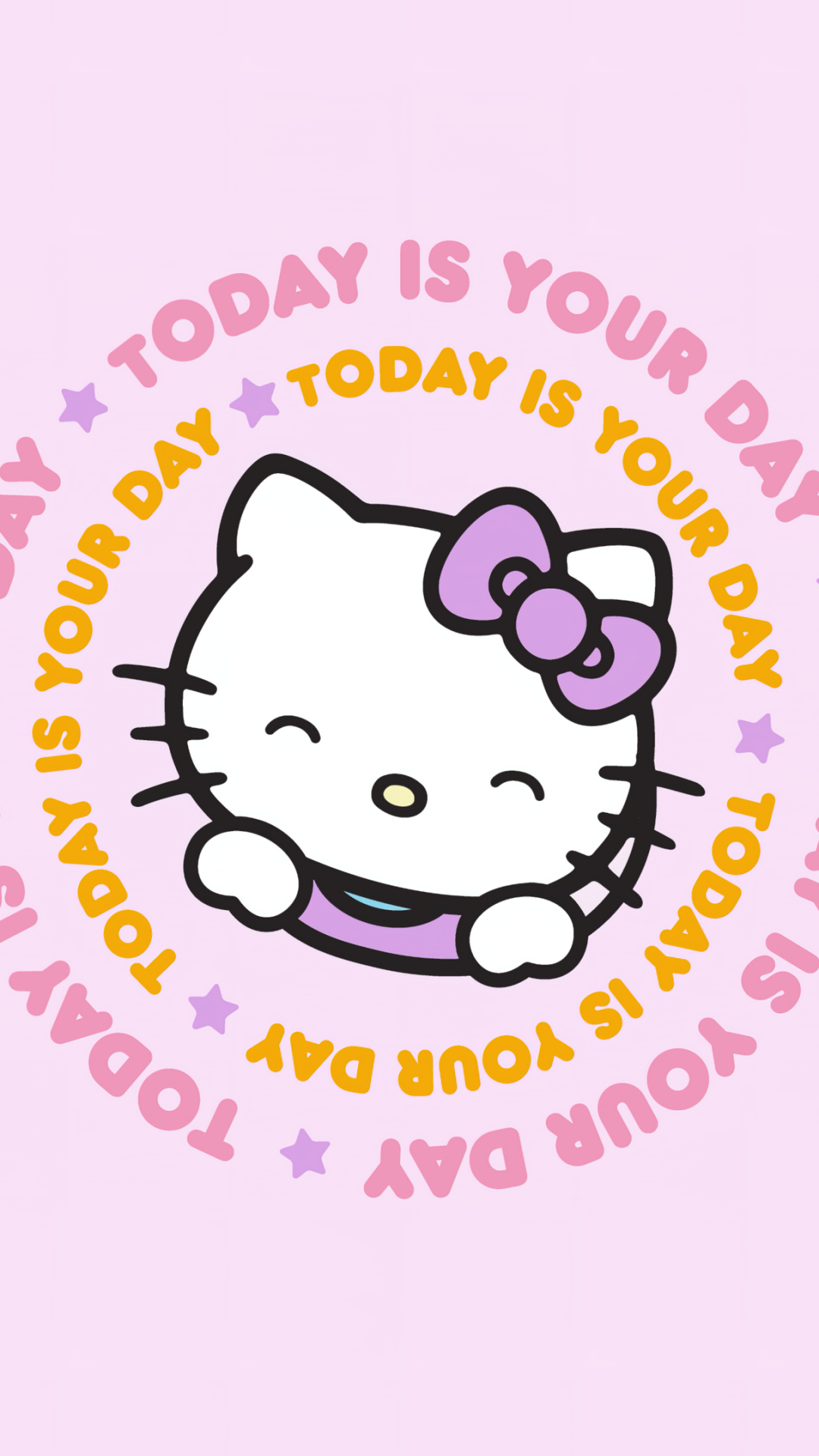 Today is Your Day Wallpaper 4K, Hello Kitty background