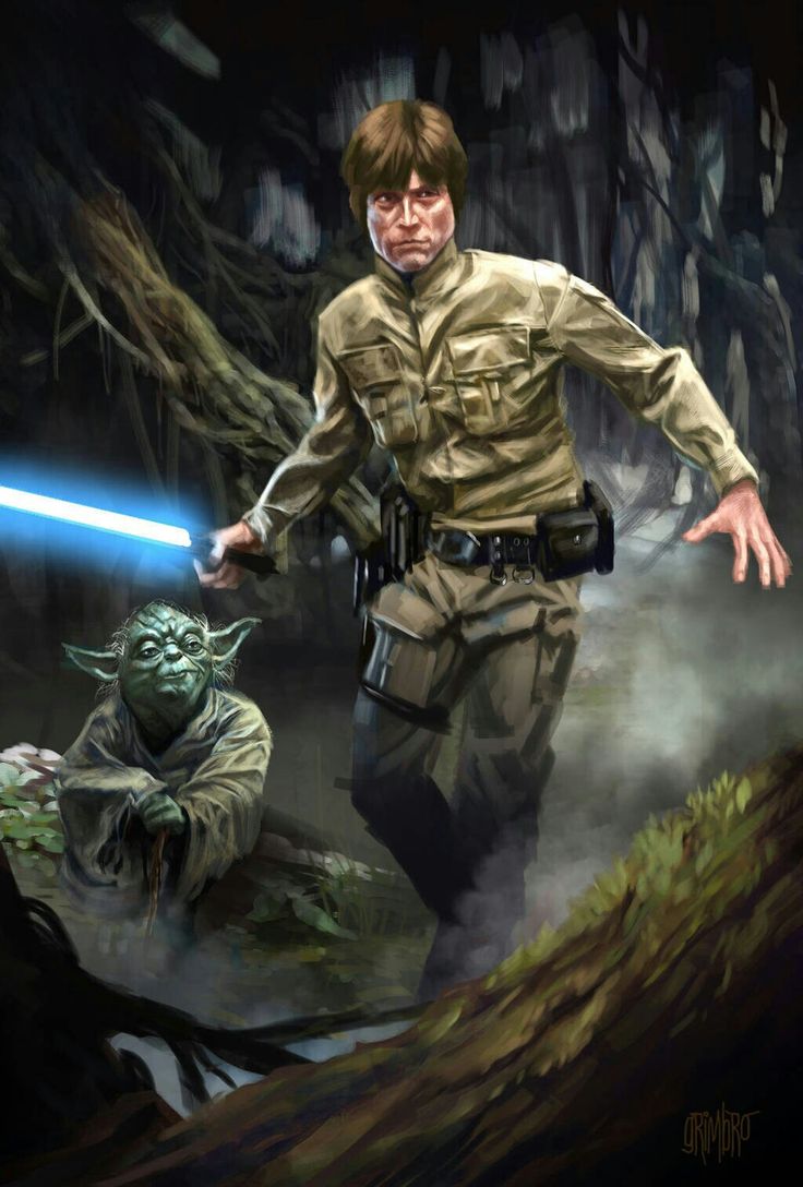 LUKE SKYWALKER AND YODA