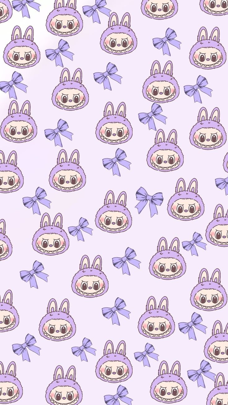 Labubu. Preppy wall collage, Bow wallpaper iphone, iPhone