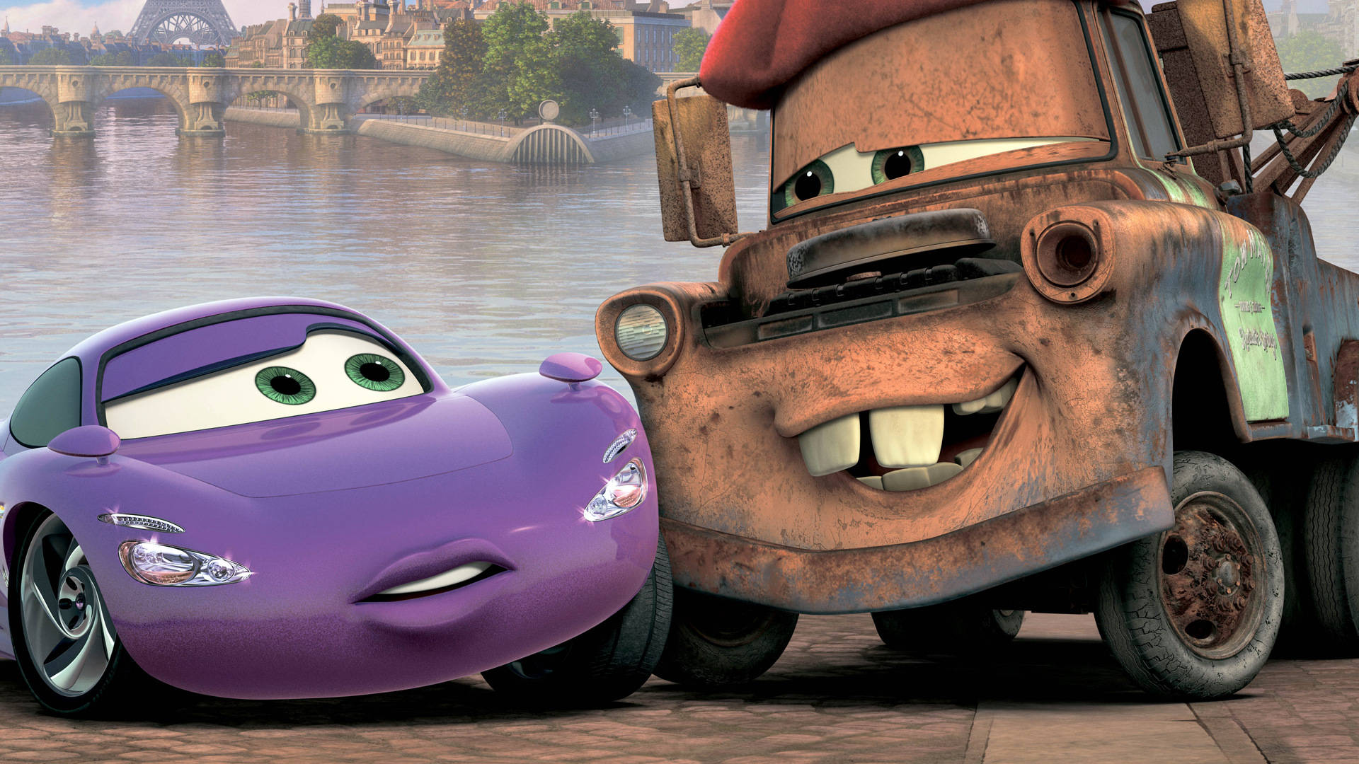 Download Holley And Mater Cars 2 Wallpaper