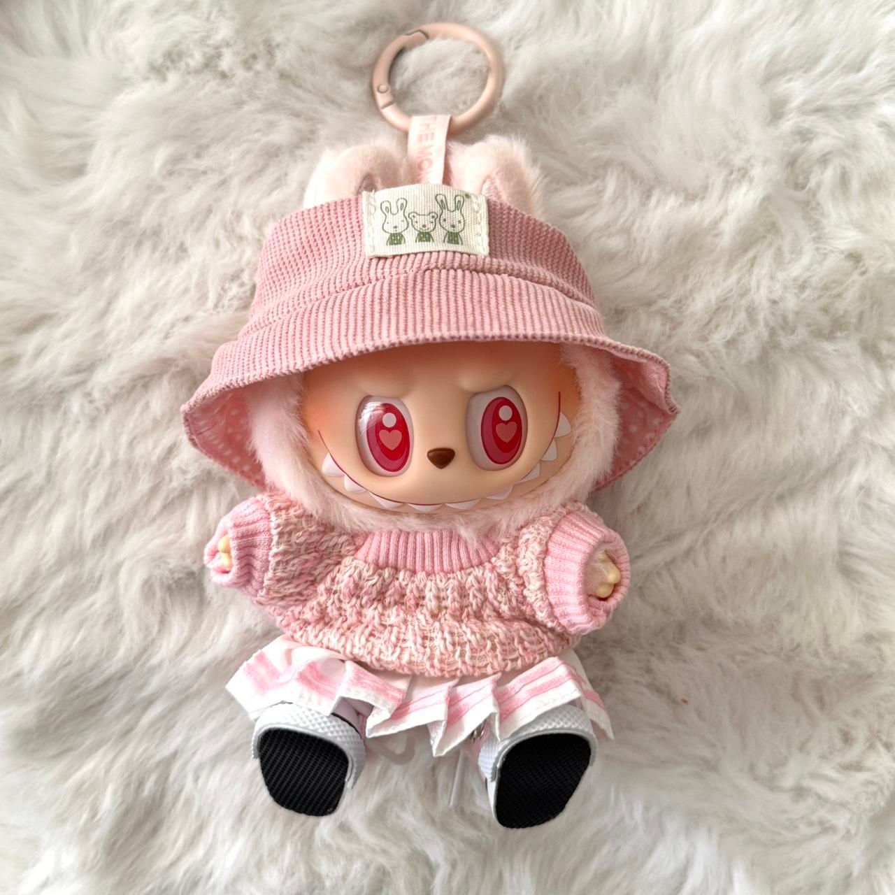 Labubu Preppy Skirt Outfits (4 in 1)