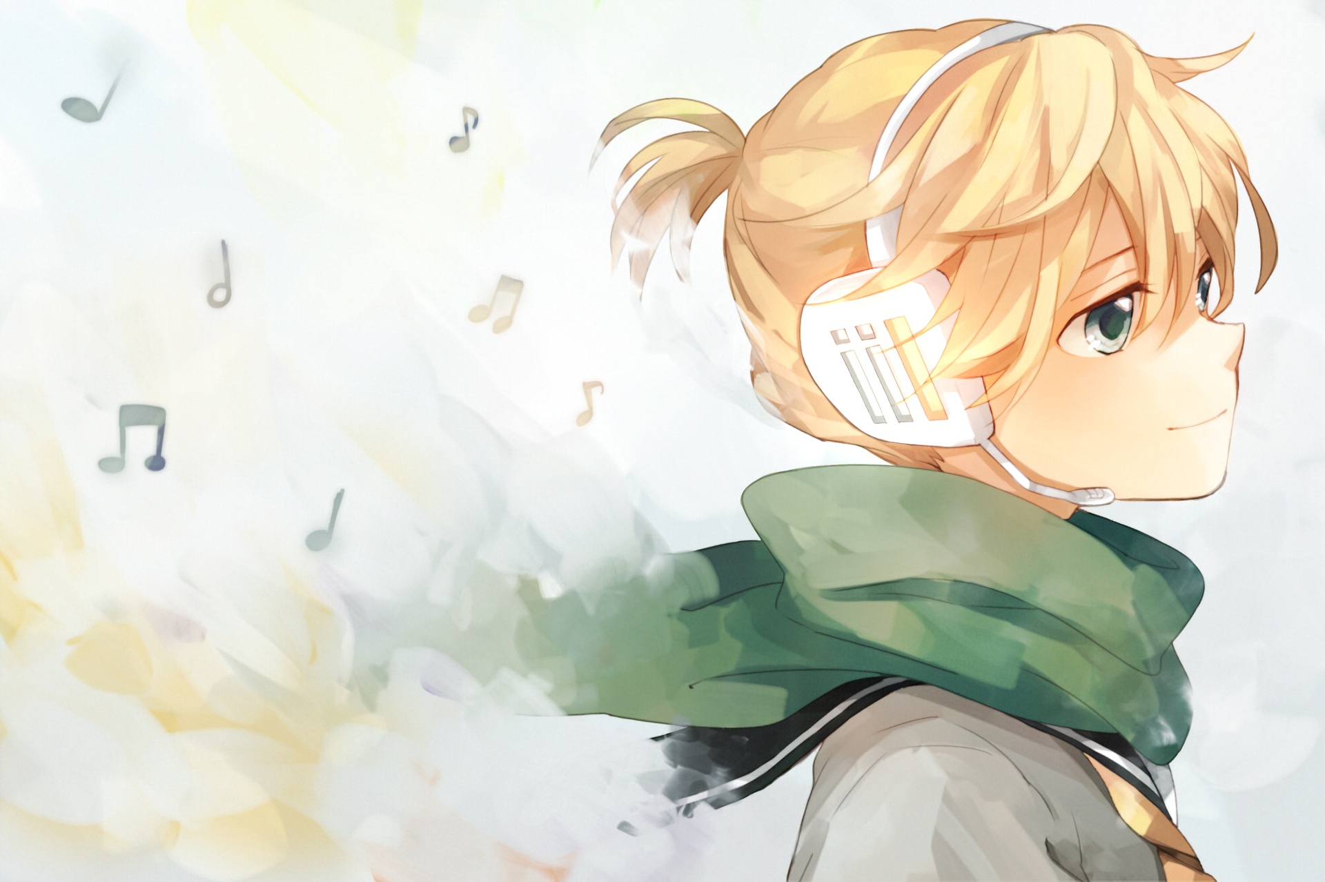 Wallpaper anime, boy, art, guy, vocaloid, Vocaloid, characters, blonde for mobile and desktop, section прочее, resolution 1920x1278