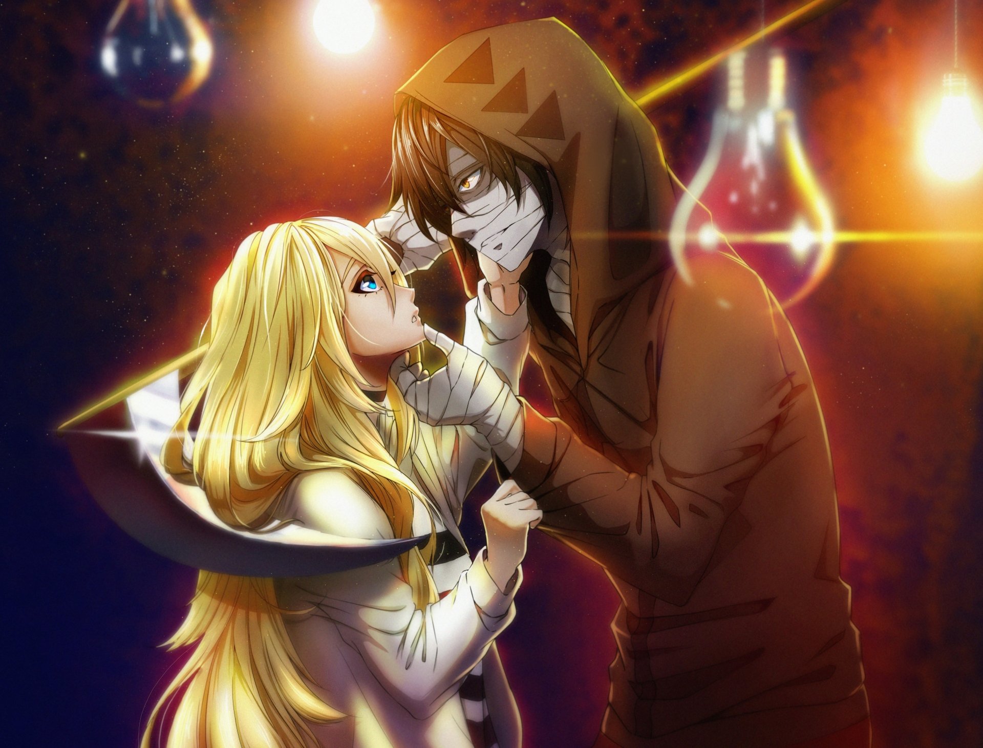 Angels of Death 4K Ultra HD: Rachel & Zack with Scythe and Hooded Mystery