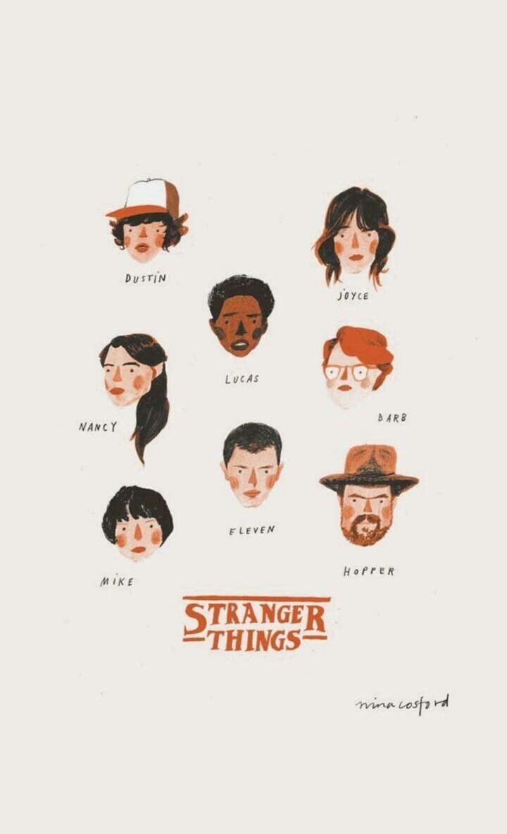 cute stranger things wallpaper