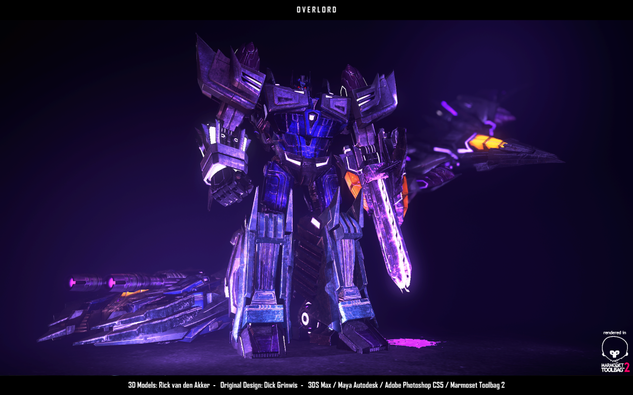 Transformers WFC FOC Overlord. Based On The Design By Dick Grinwis Of The Renegade Decepticon General, In The Style Of The