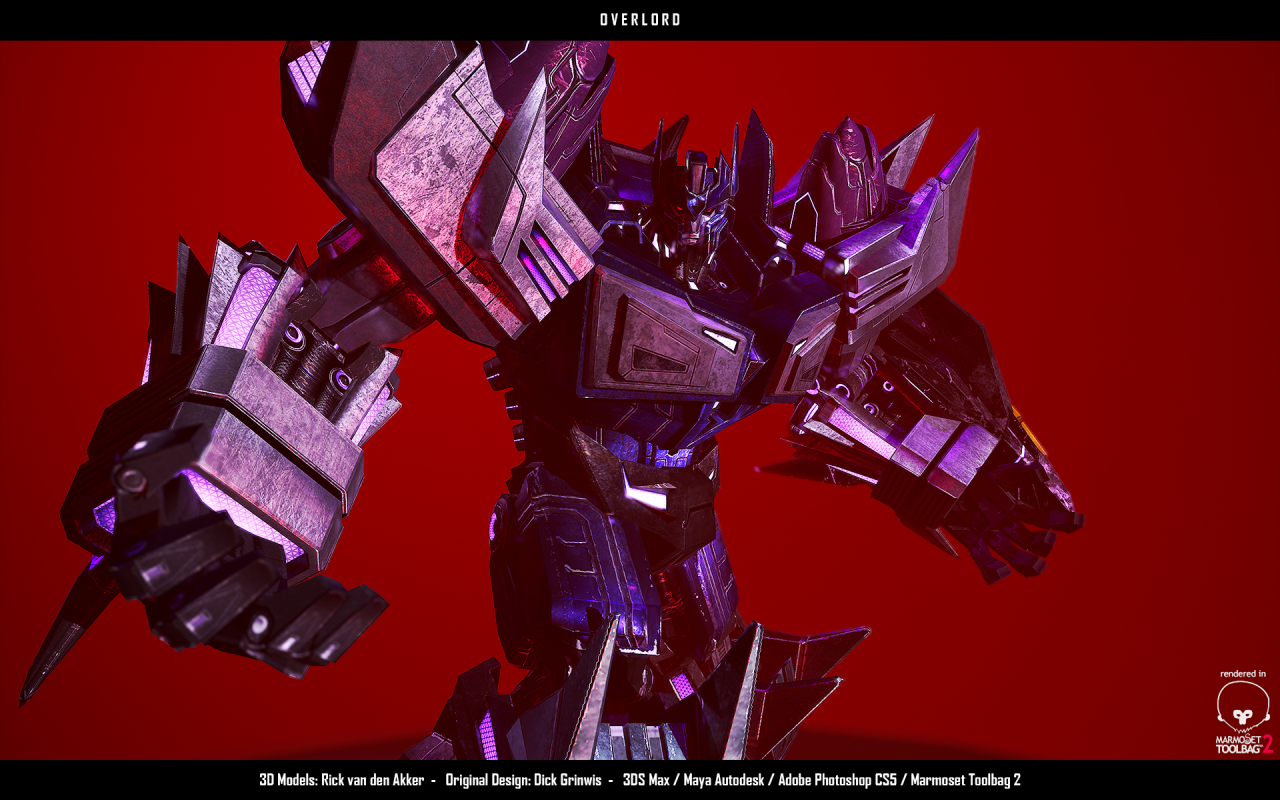 Transformers WFC FOC Overlord. Based On The Design By Dick Grinwis Of The Renegade Decepticon General, In The Style Of The