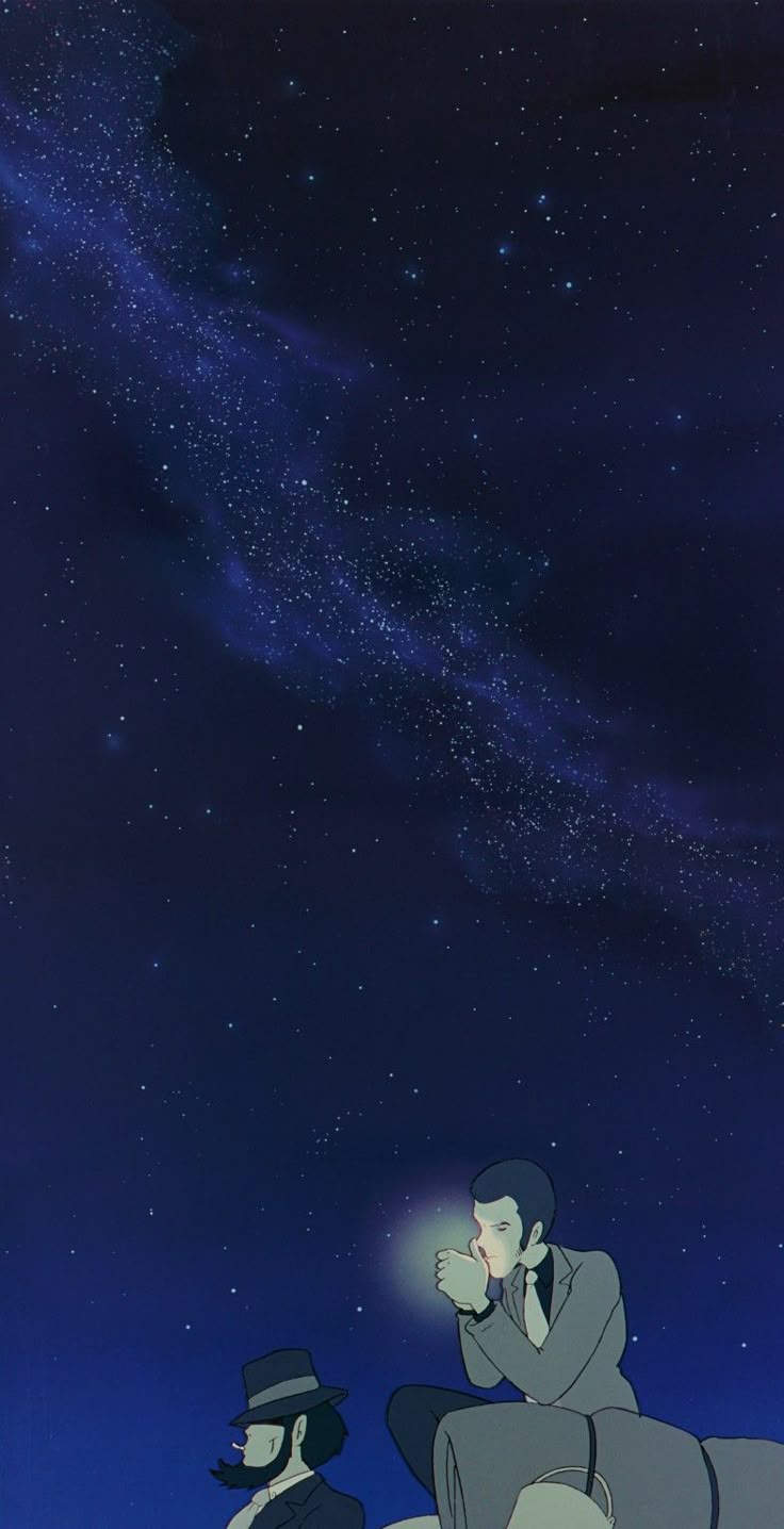 lupin the 3rd castle of caglistro lupin and jigen wallpaper lockscreen