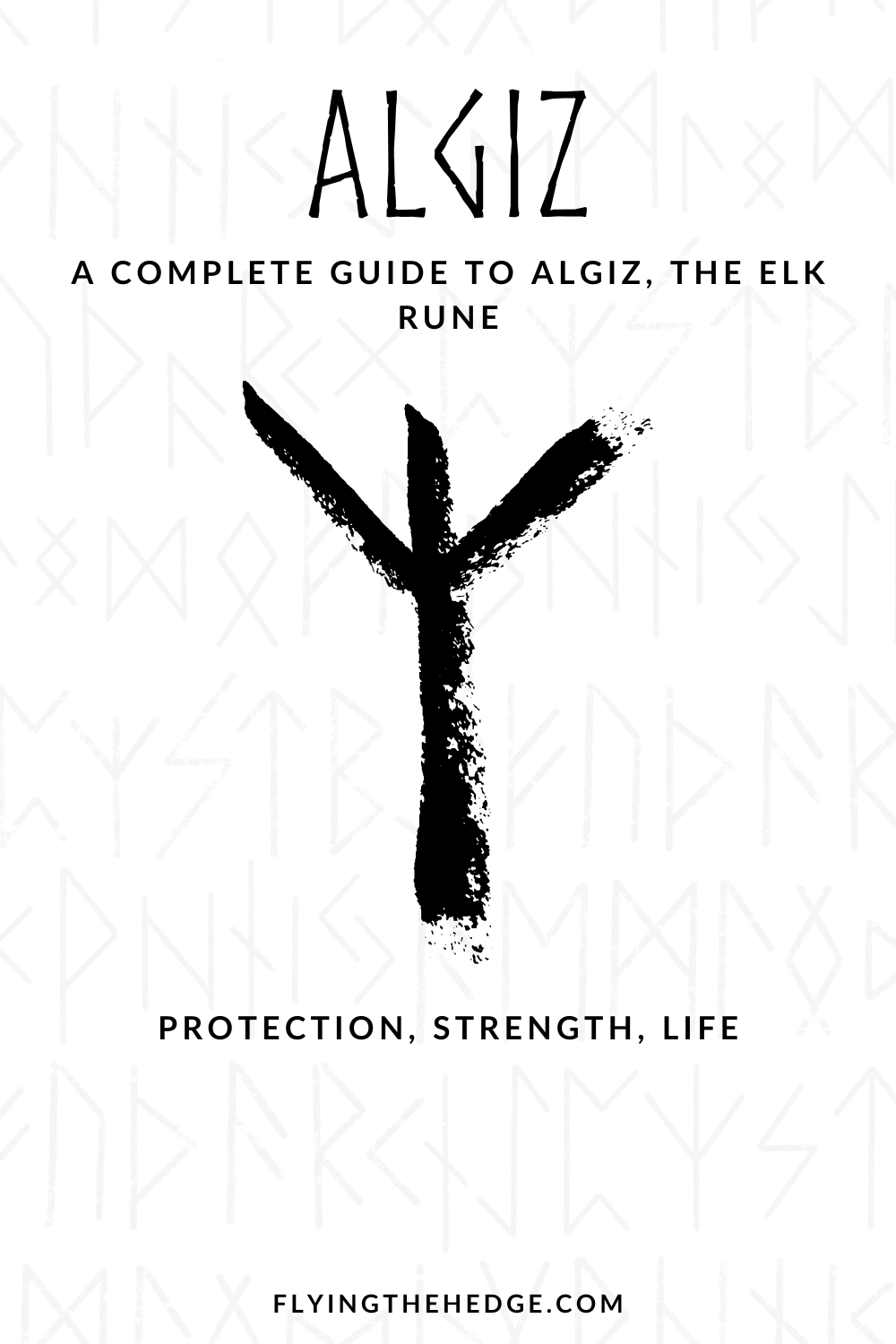 Flying the Hedge: A Complete Guide to Algiz, the Elk rune