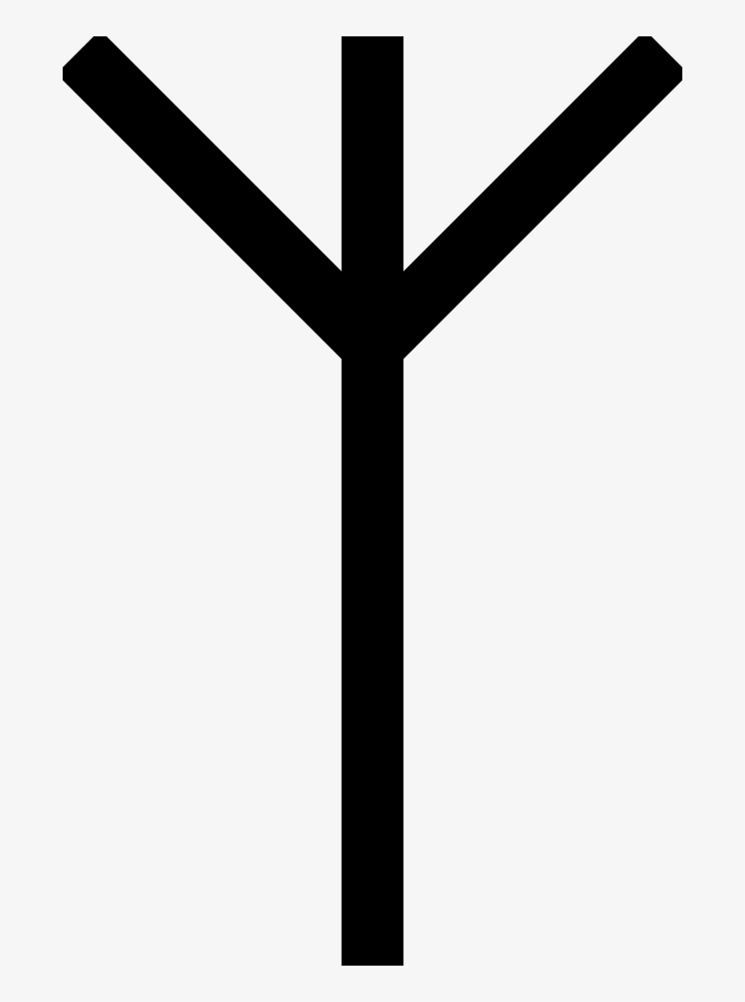 Runic Letter Algiz Rune Transparent PNG Download on NicePNG
