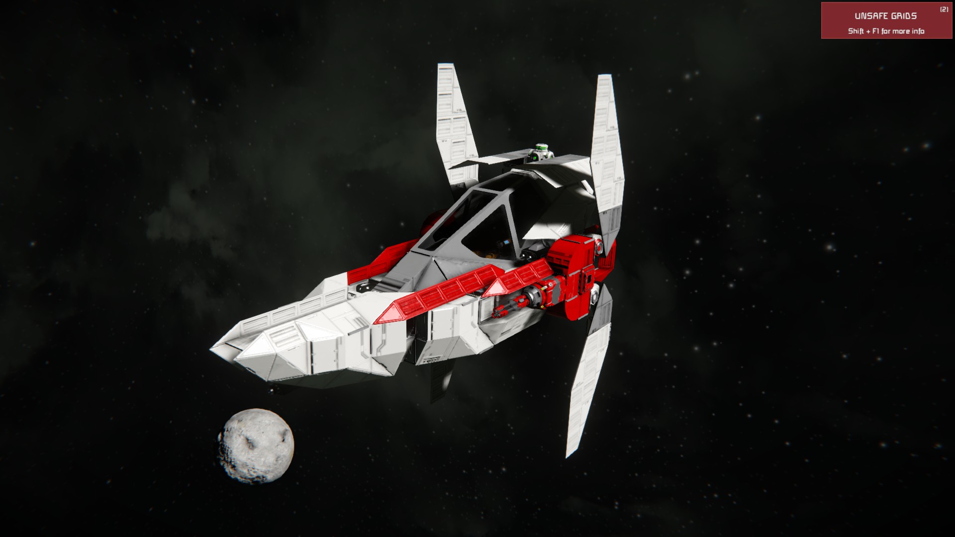 Alpha 3 Nimbus Class V Wing Starfighter Made By Me For The USB GAR Fleet