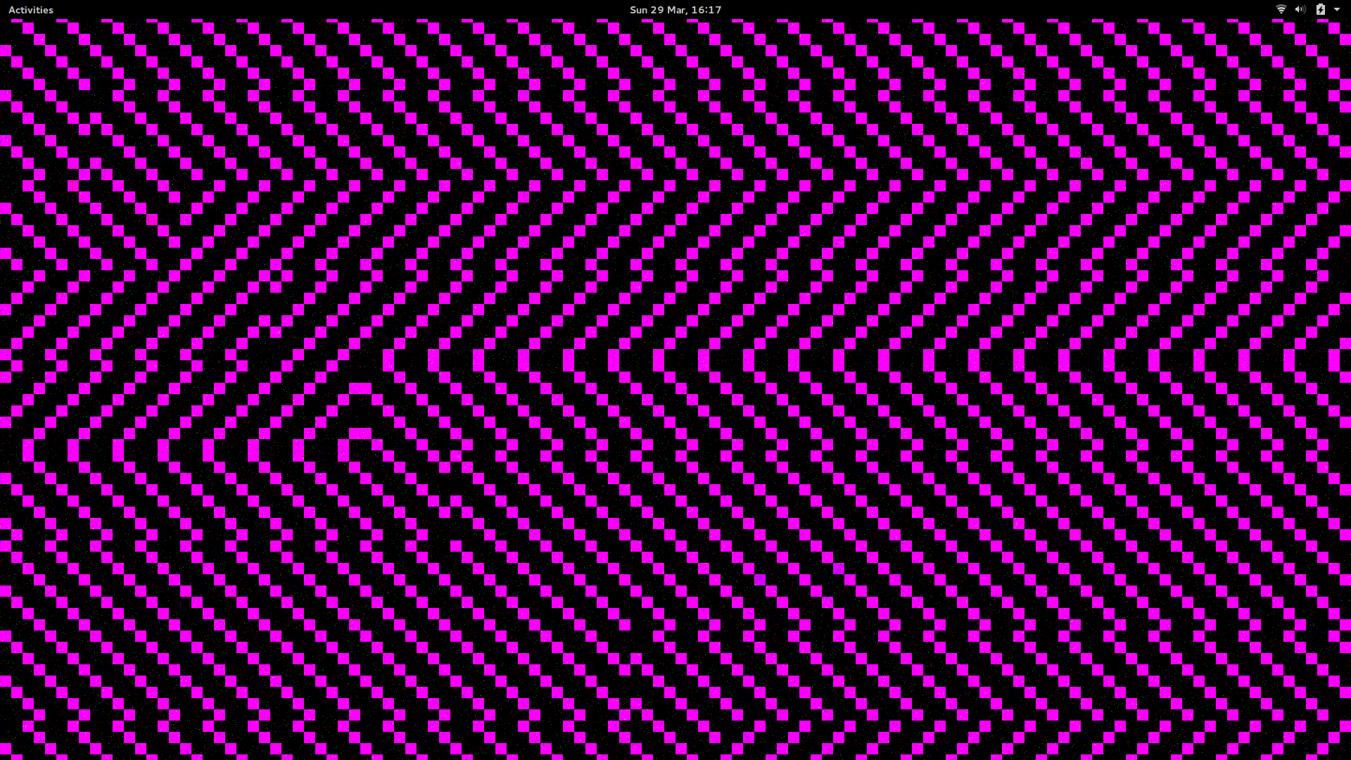 gnome turns into distorted pixels after suspend