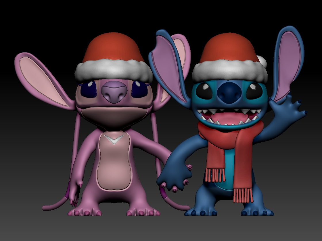 Christmas Wallpaper Stitch Navidad Tierno Stitch Christmas PNG: Santa Hat, Gingerbread Castle digital