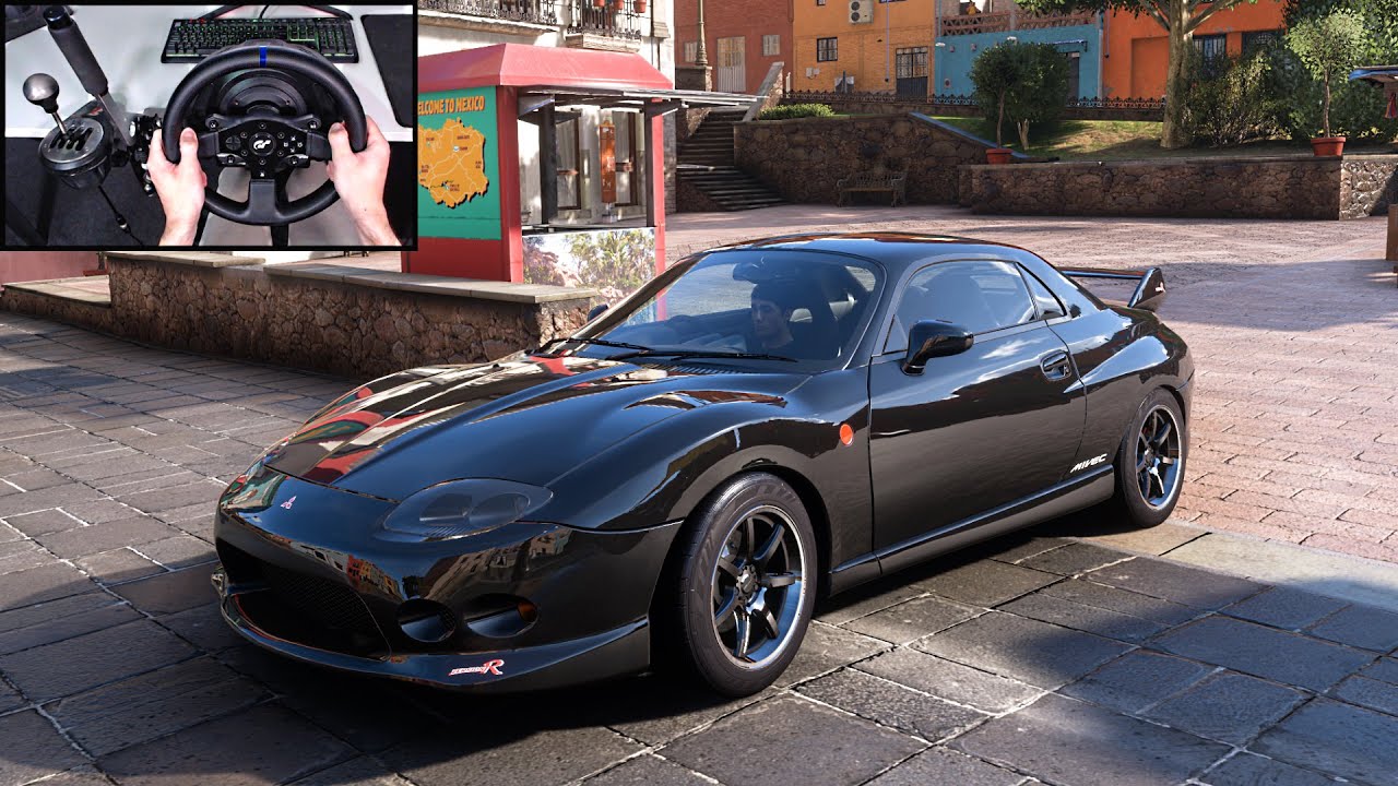 Mitsubishi FTO GP Version R Horizon 5. Thrustmaster T300RS Gameplay