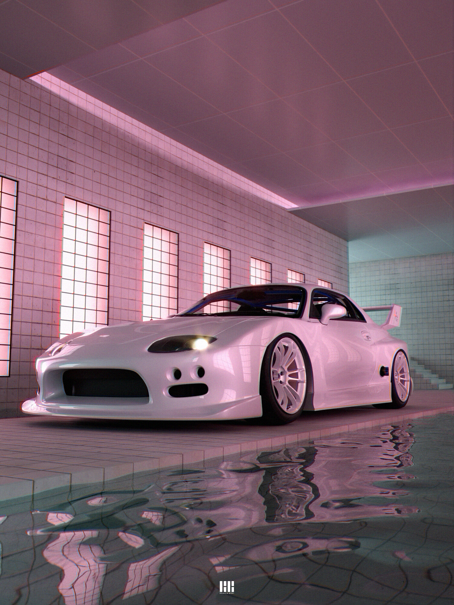Mitsubishi FTO Custom in Liminal Space