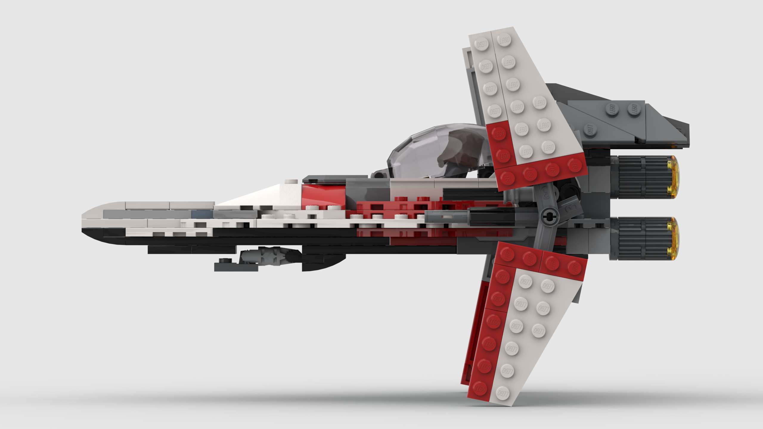 Alpha 3 Nimbus V Wing Starfighter Build Of 75388 Jedi Bob's Starfighter